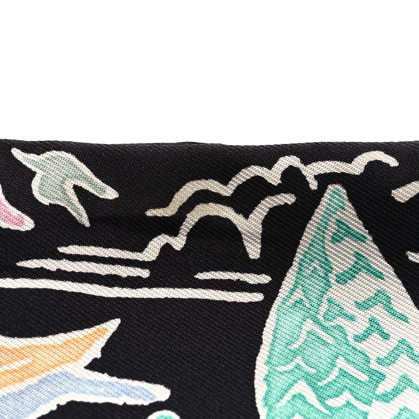 Silk Isola Di Primavera Twilly Black Vert Rose