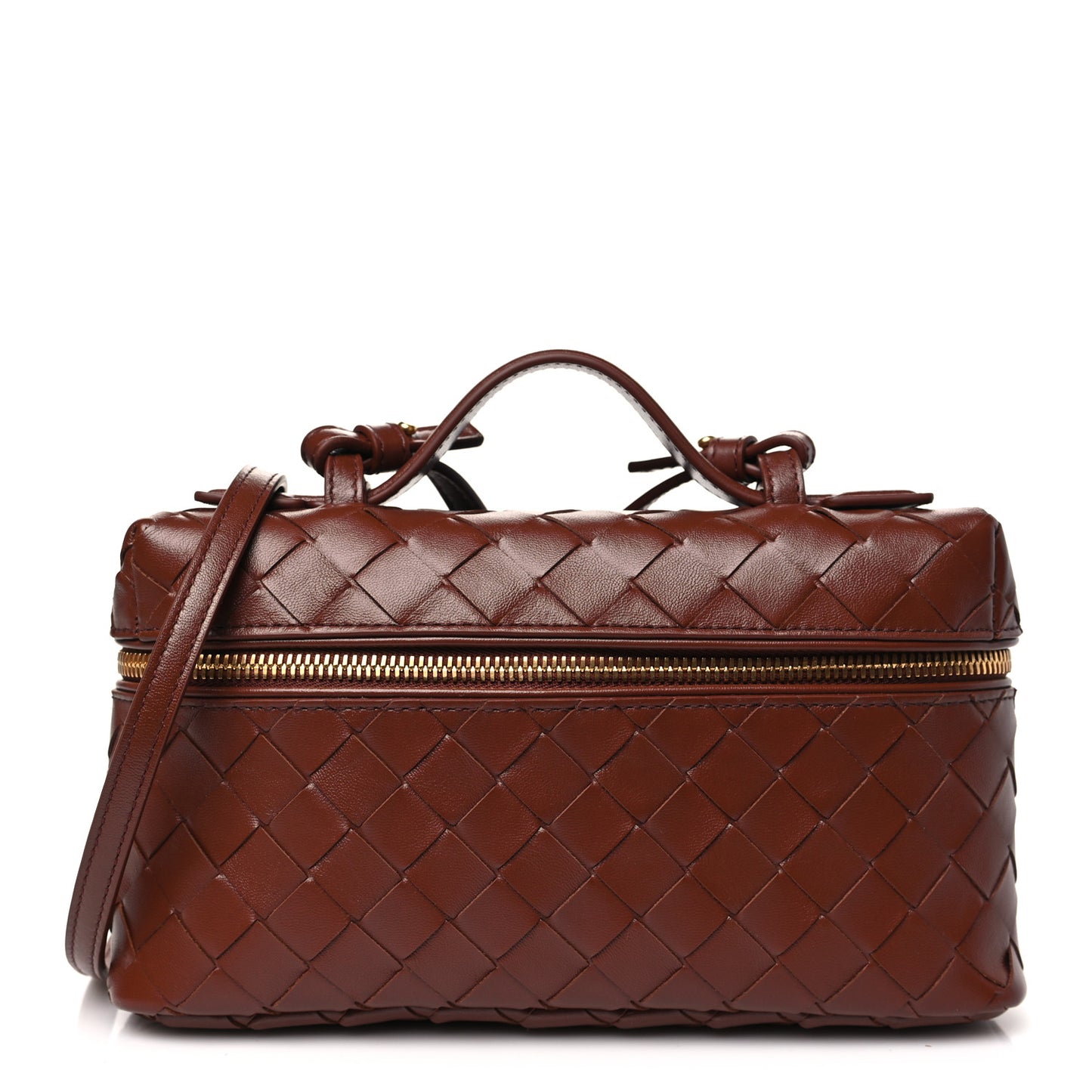 Nappa Intrecciato Bang Bang Vanity Case Sapele