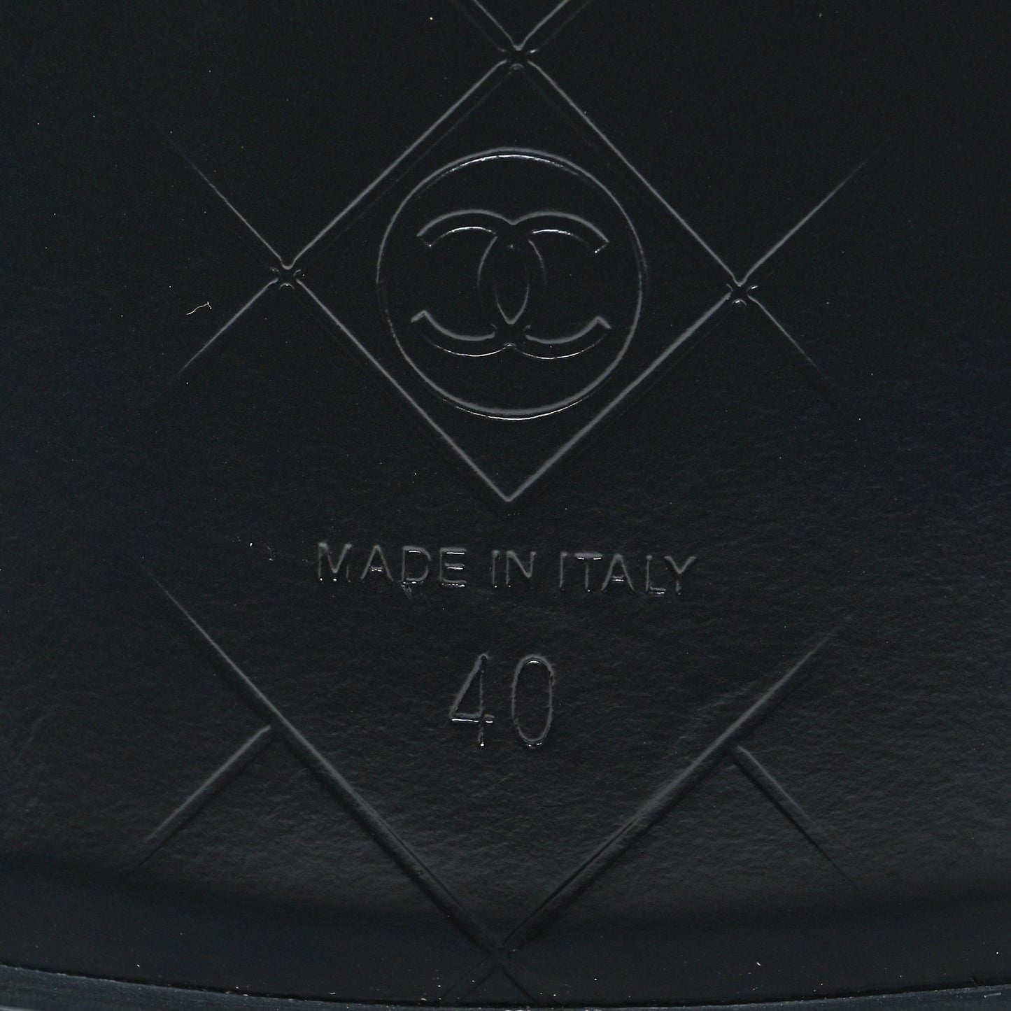 Lambskin Quilted CC Turnlock Loafers 40 Black