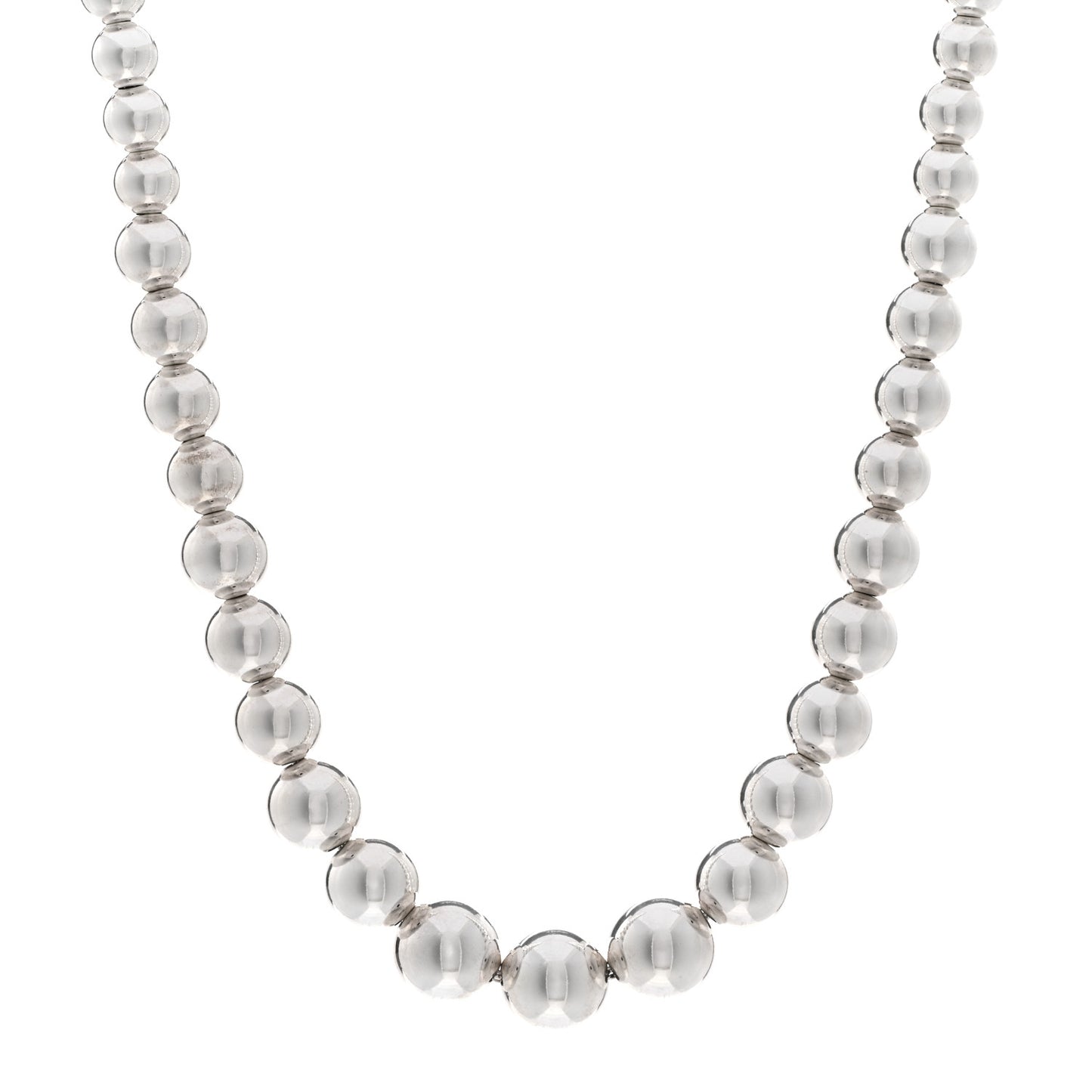 Sterling Silver HardWear Graduated Ball Necklace