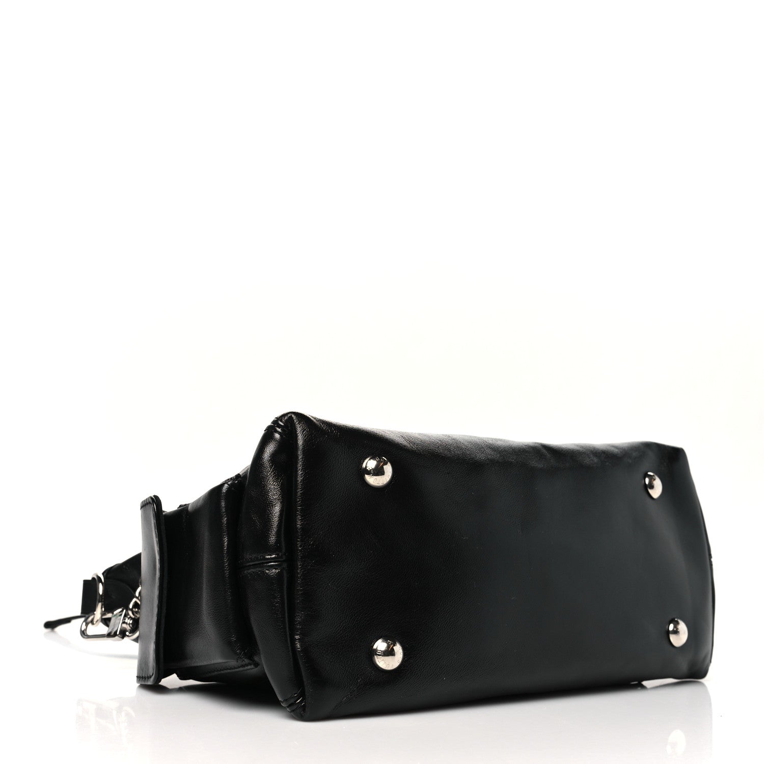 Louis Vuitton Lambskin CarryAll Cargo Vibe PM Black 4 of 9