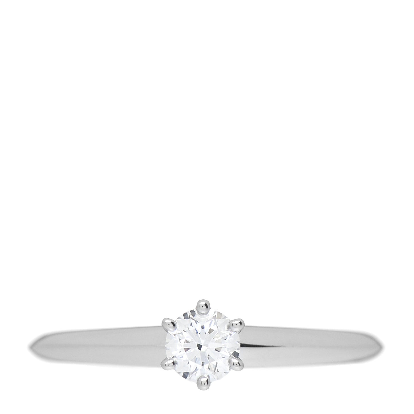 Platinum Diamond .23ct Solitaire Engagement Ring 49 5