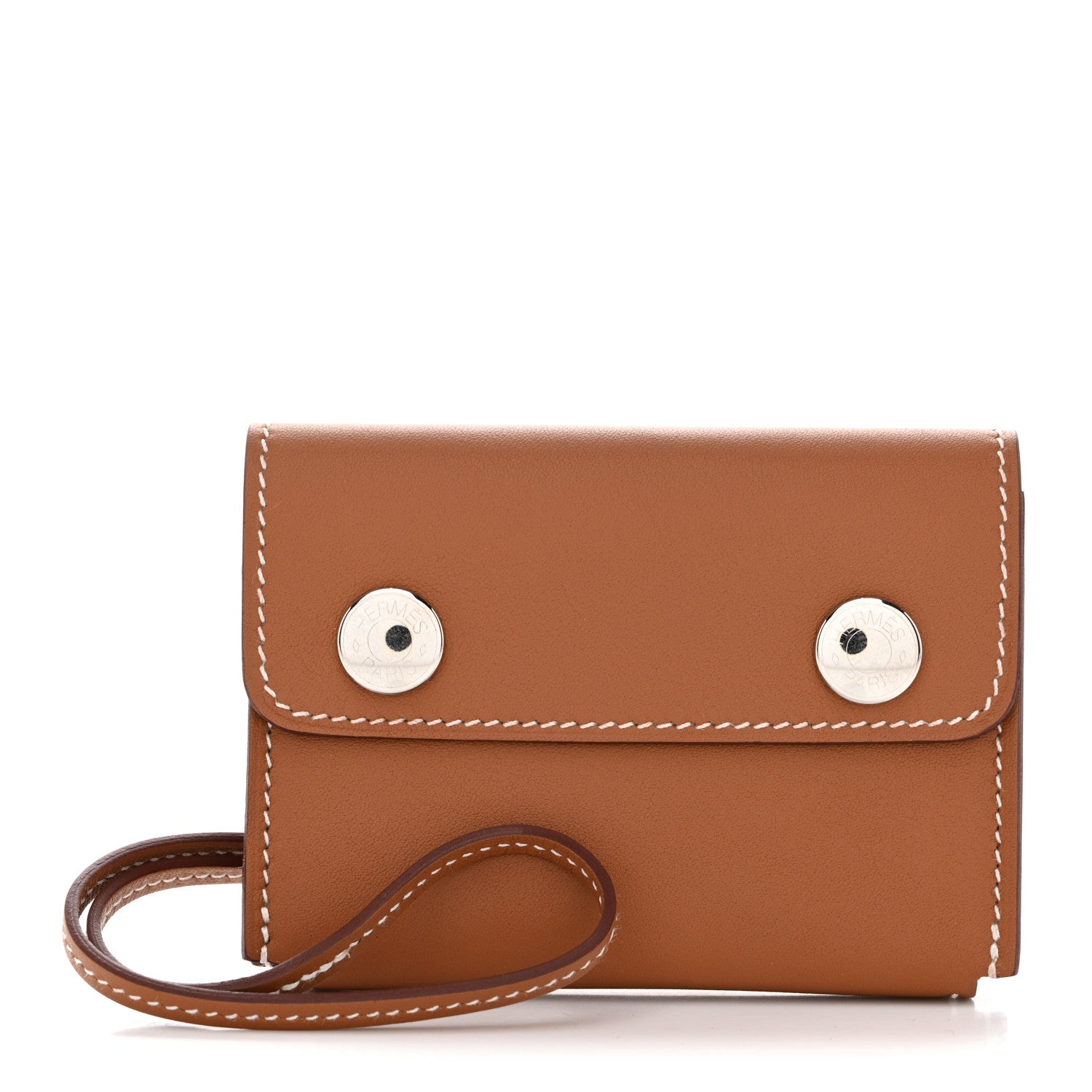 Hermes Swift Hermesnap Card Holder Gold 1824393 – FASHIONPHILE