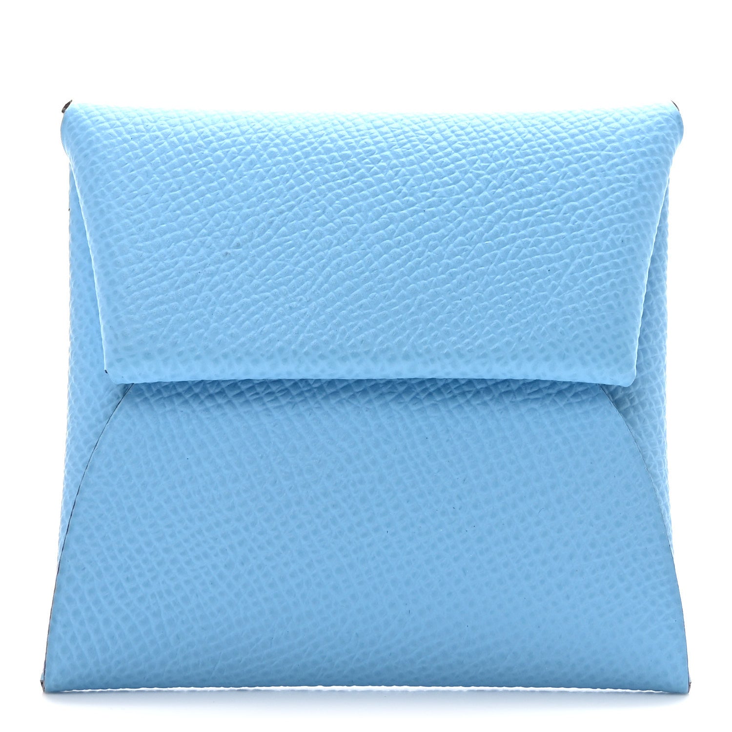 Hermes Epsom Horseshoe Bastia Coin Purse Celeste New Bleu Jean 1 of 7