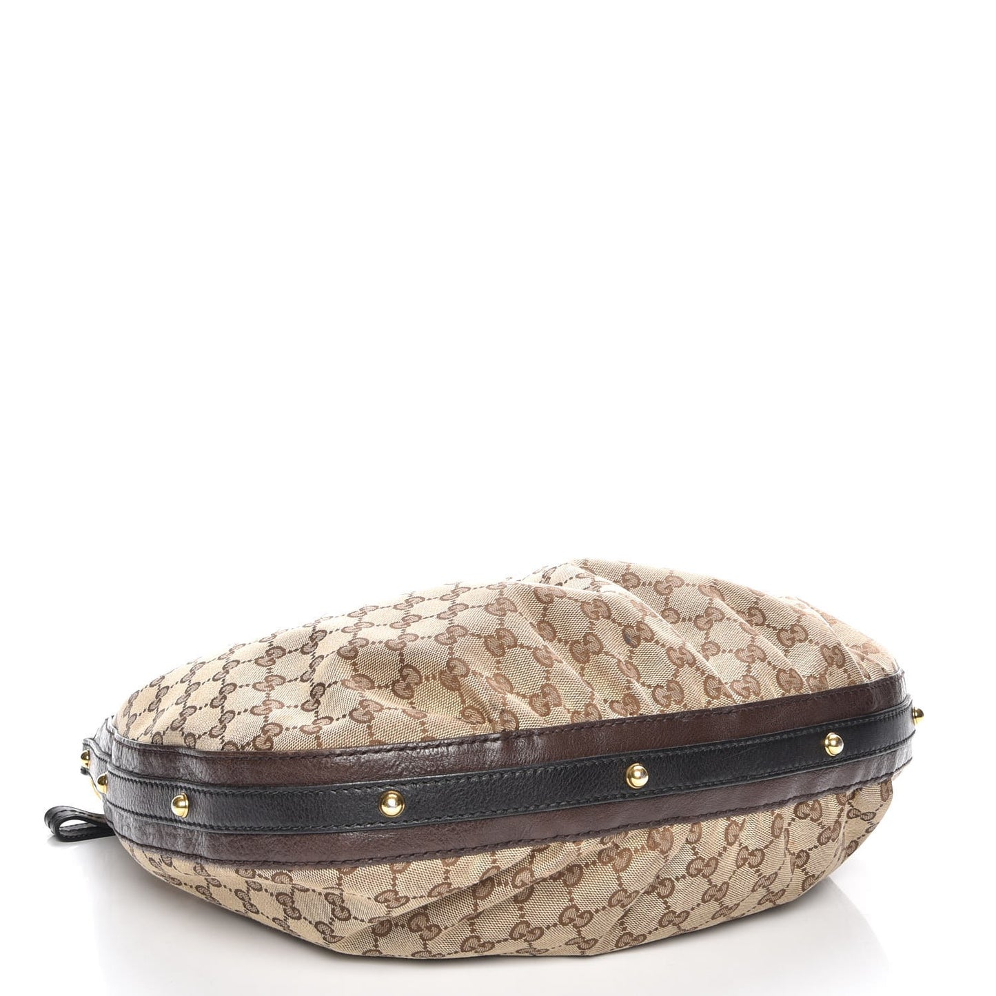 Monogram Medium Interlocking Hobo Dark Brown