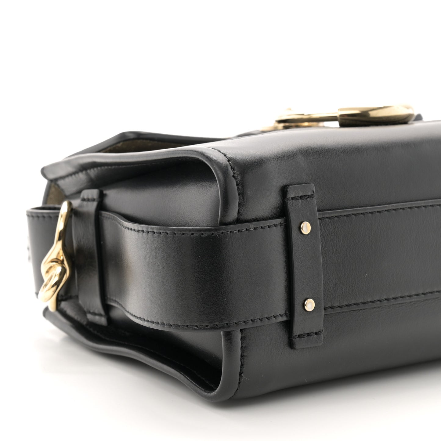 Calfskin Mini Tess Day Bag Black