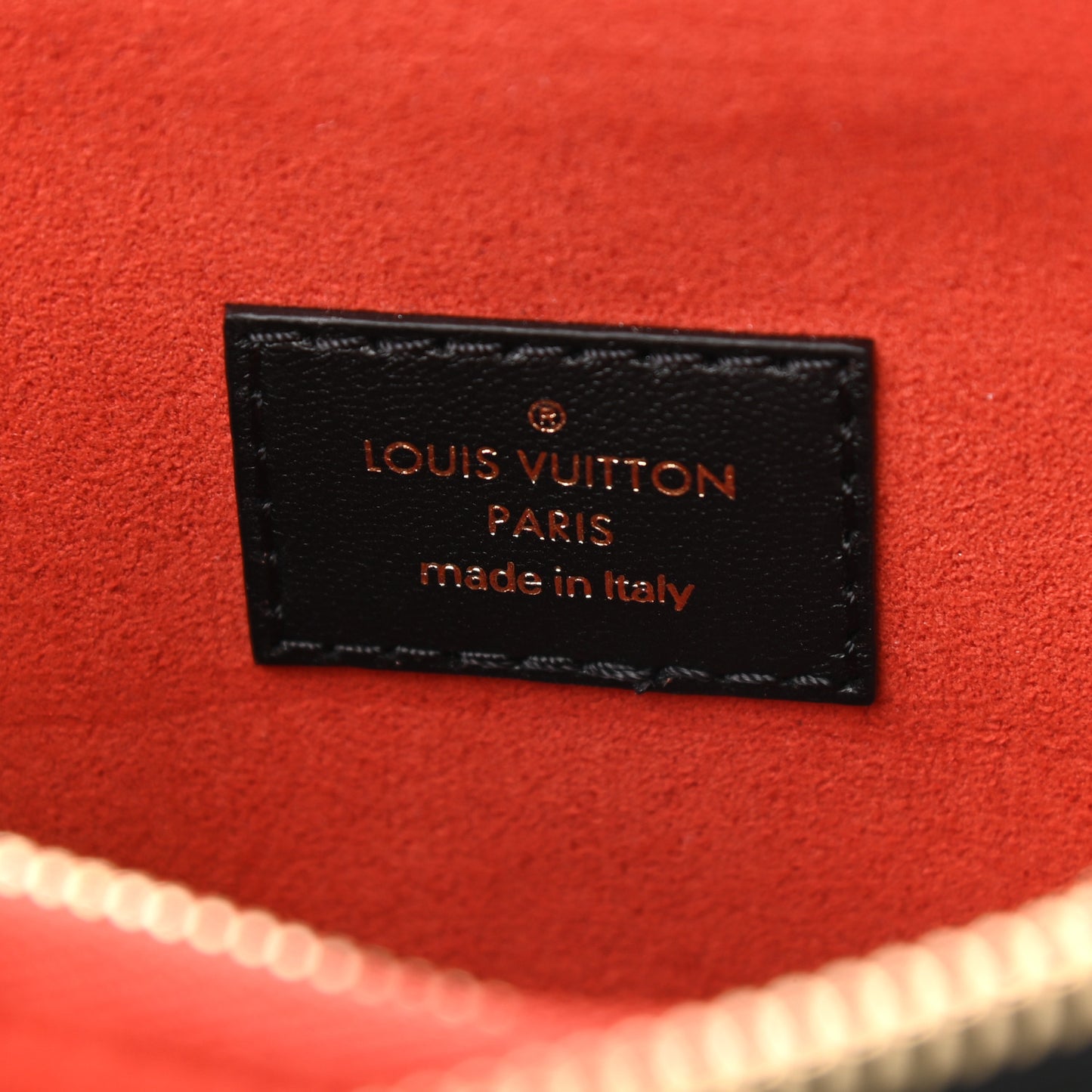 Lambskin Embossed Monogram Coussin BB Black