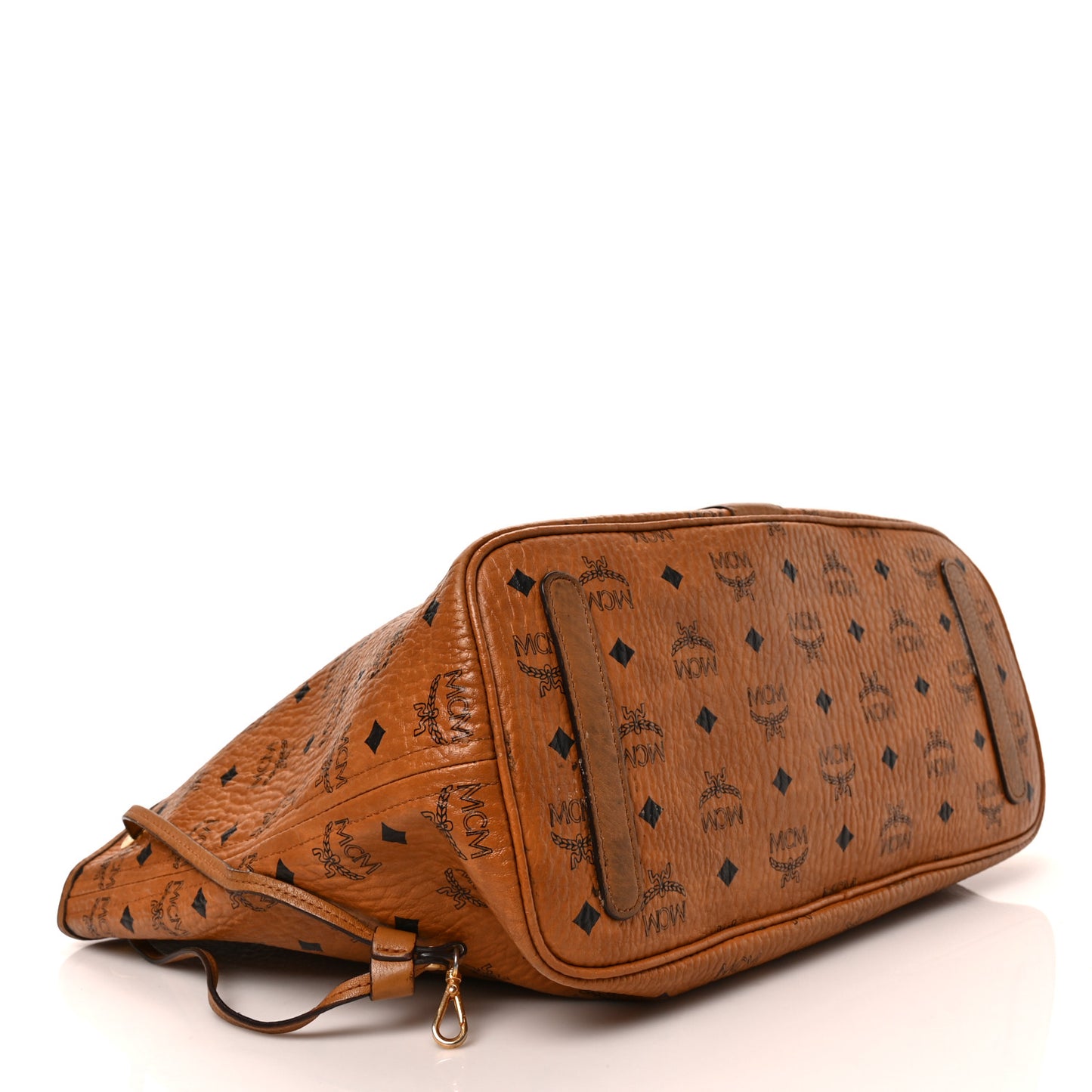 Visetos Large Liz Reversible Shopper Tote Cognac