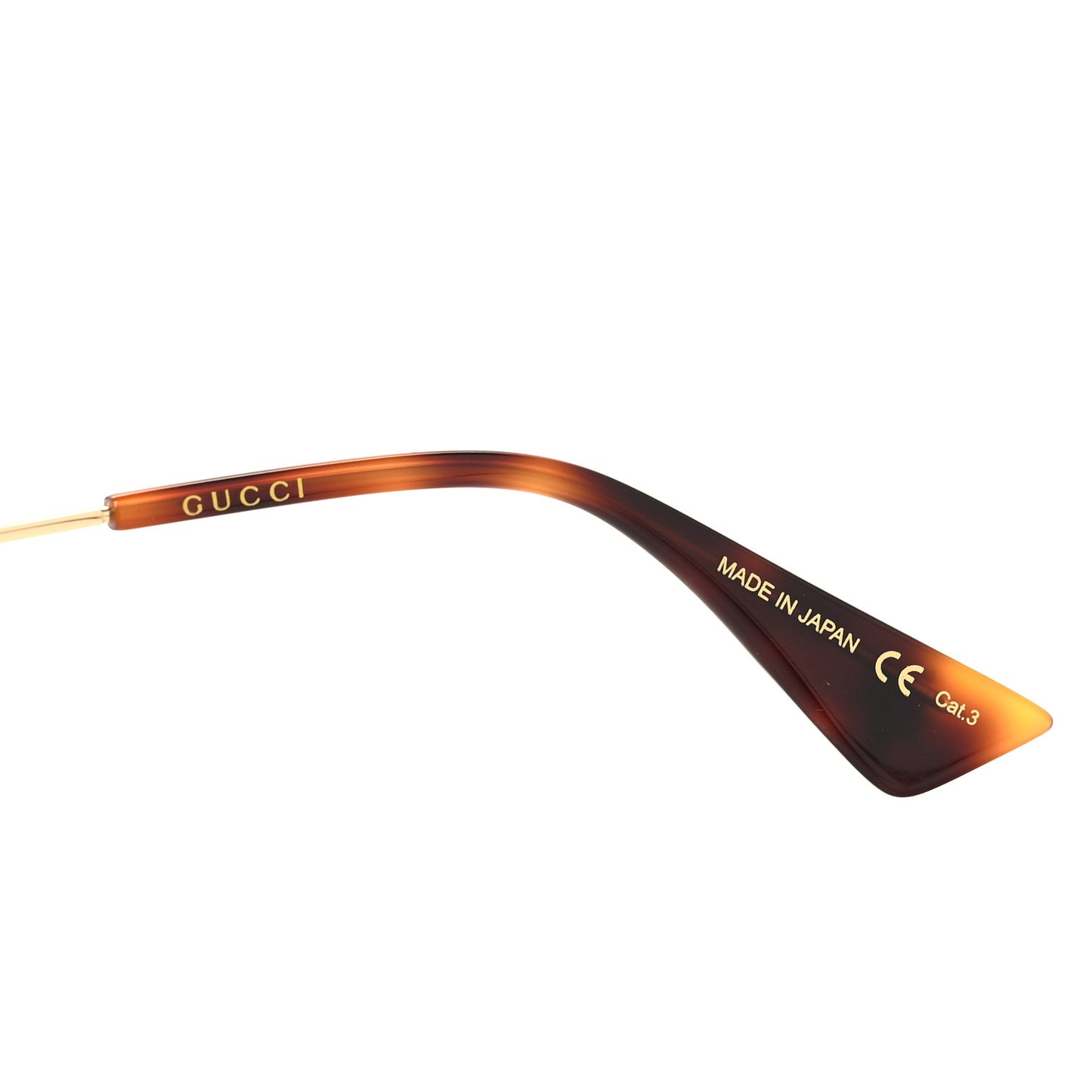 Metal Square Frame Sunglasses GG0415SK Gold