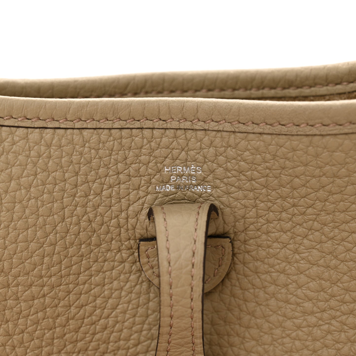 Taurillon Clemence Sangle Evelyne TPM Beige Marfa