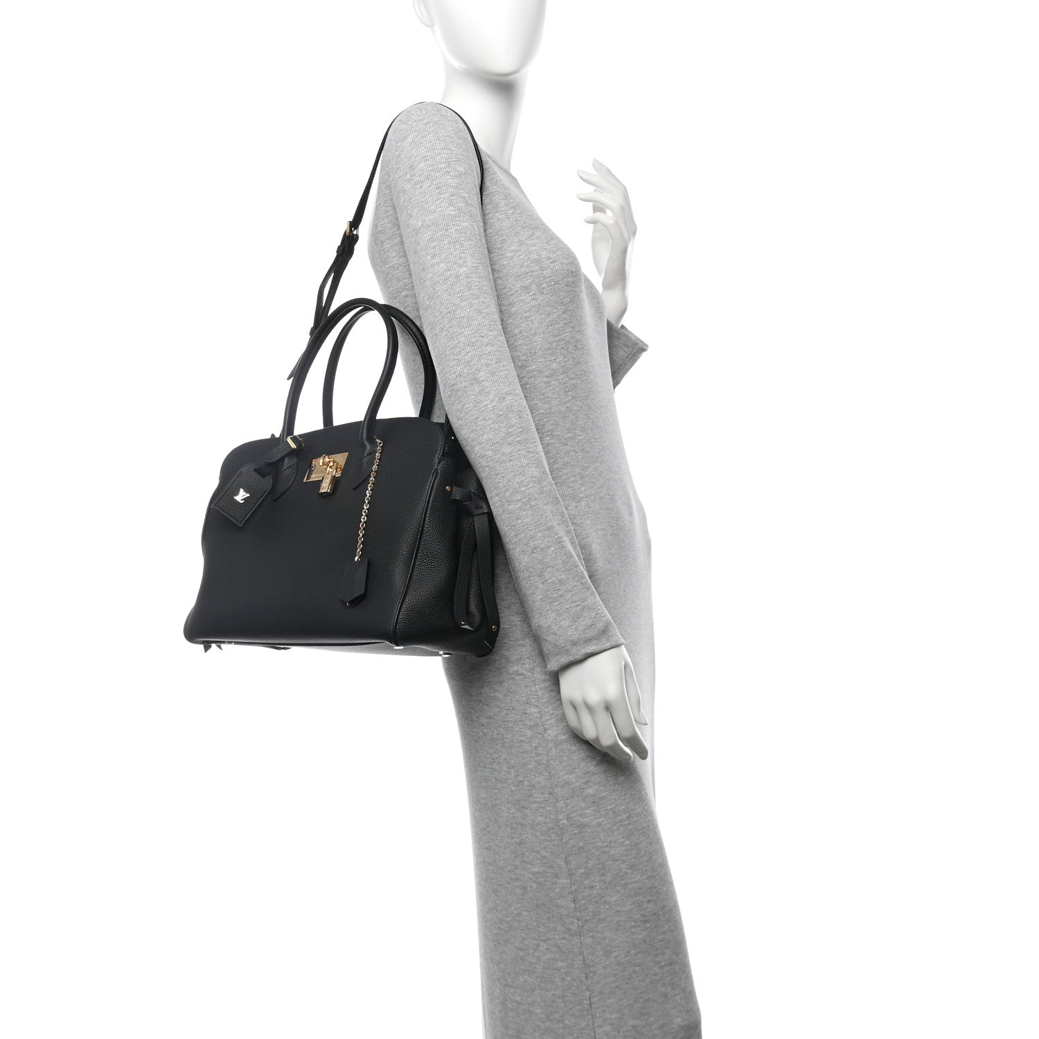 Louis Vuitton Veau Nuage Milla MM Black 2 of 9