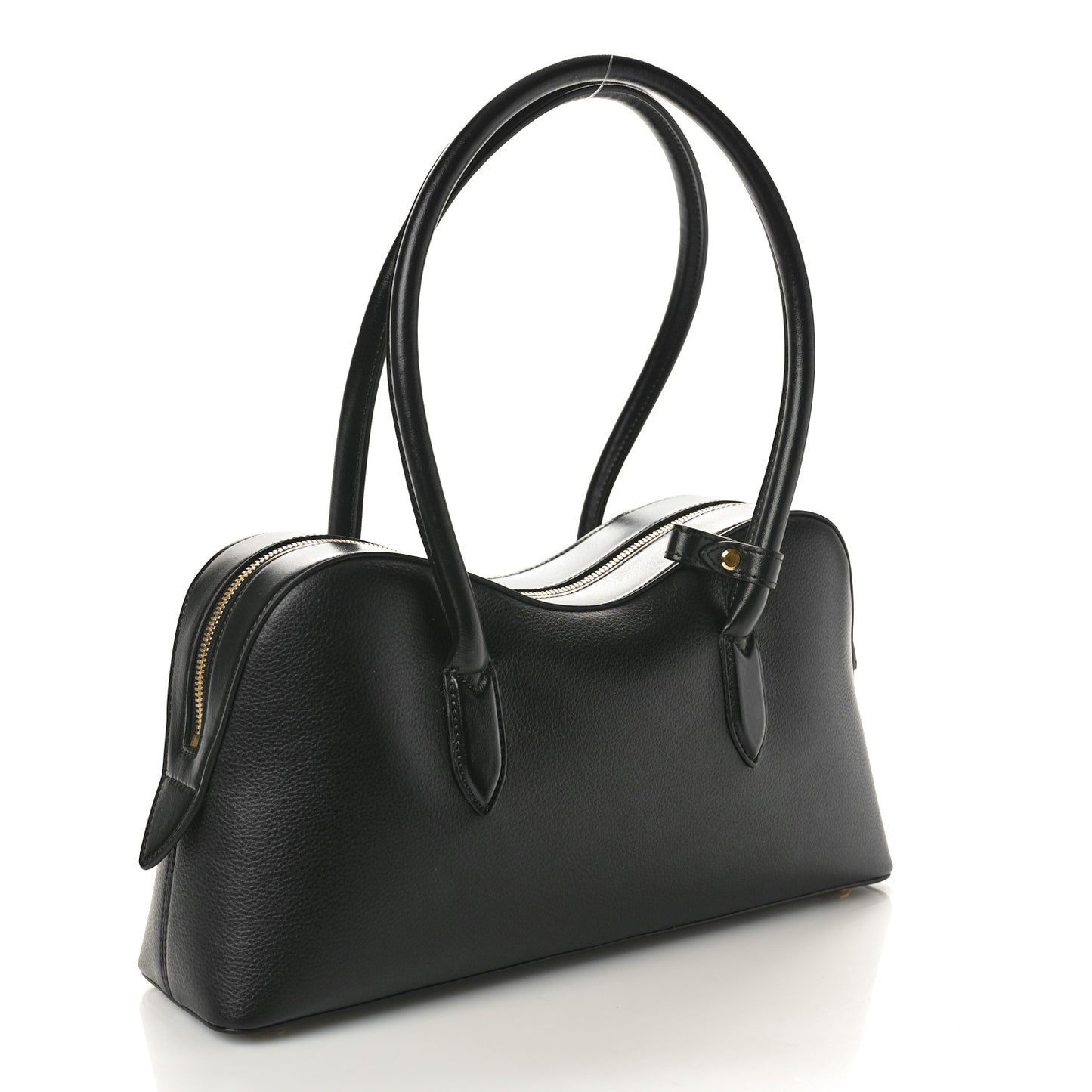 Eco Grainy Alter Mat Ryder Shoulder Bag Black