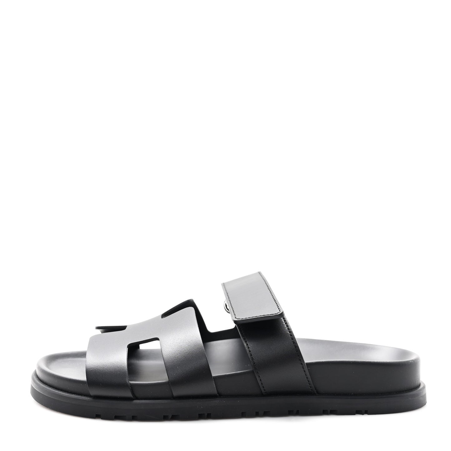 Calfskin Womens Chypre Sandals 37 Black