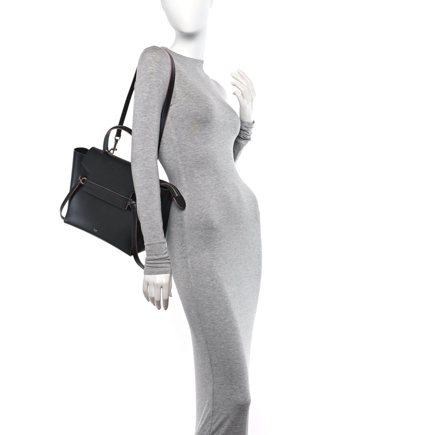 Celine Palmelato Calfskin Mini Belt Bag Espresso 2 of 9