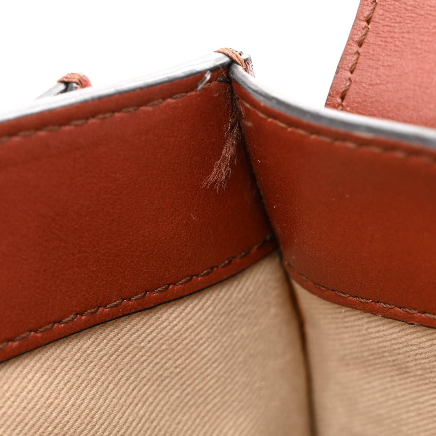 Calfskin Small Tess Bag Sepia Brown