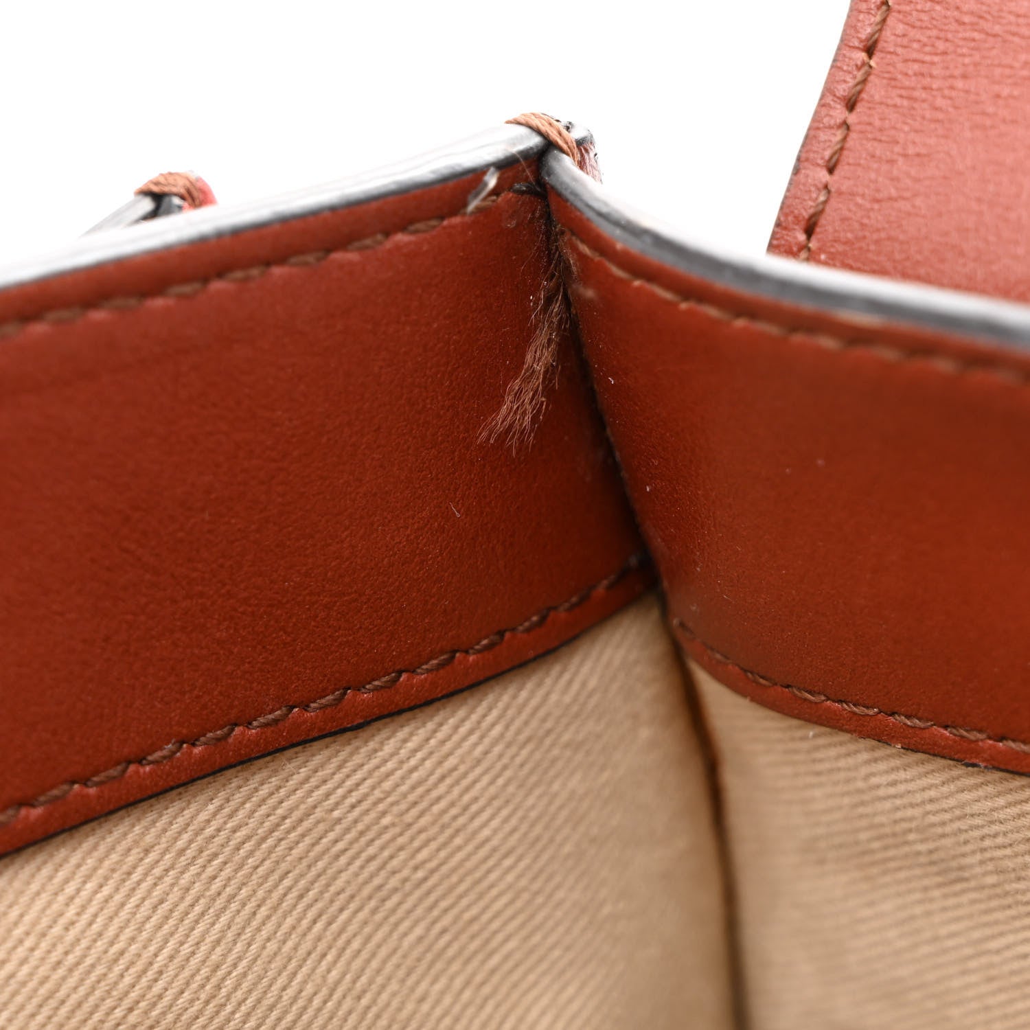 Chloe Calfskin Small Tess Bag Sepia Brown 9 of 12