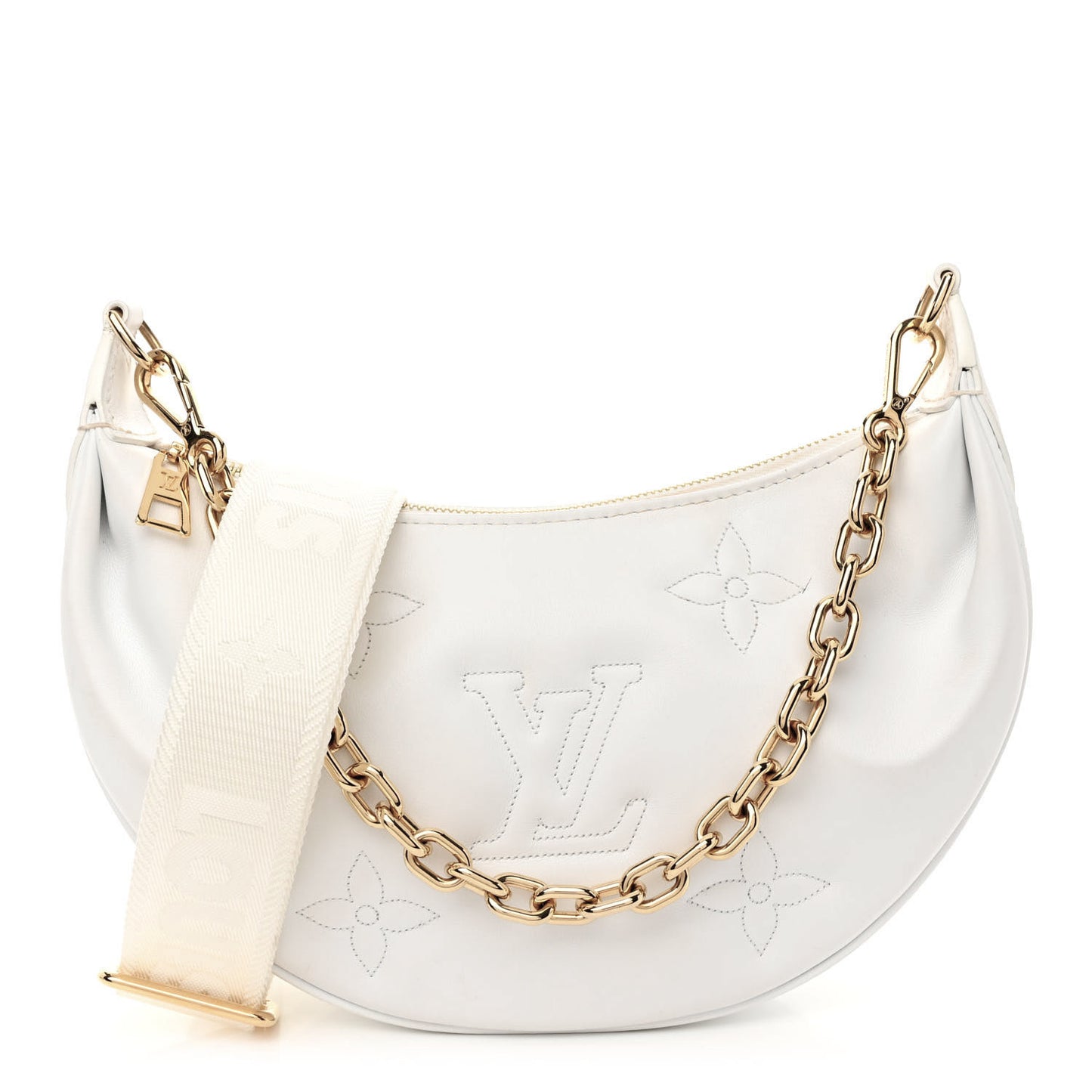 LOUIS VUITTON Calfskin Bubblegram Over The Moon Snow