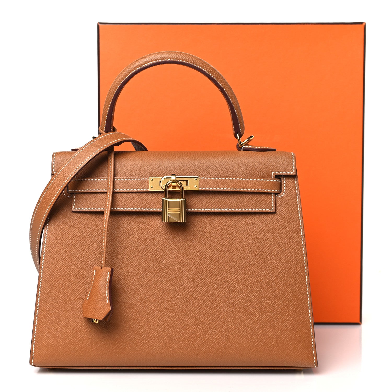 Hermes Epsom Kelly Sellier 25 Gold 11 of 11