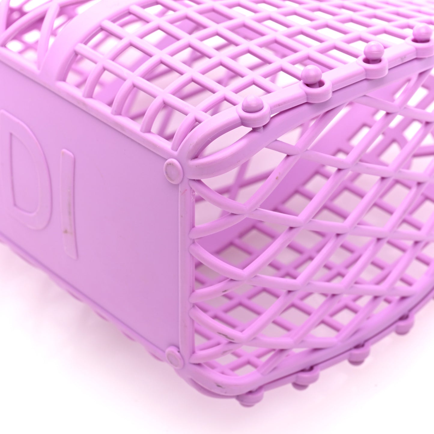 Recycled Plastic Vitello Liberty Matte Small Fendi Basket Violetta