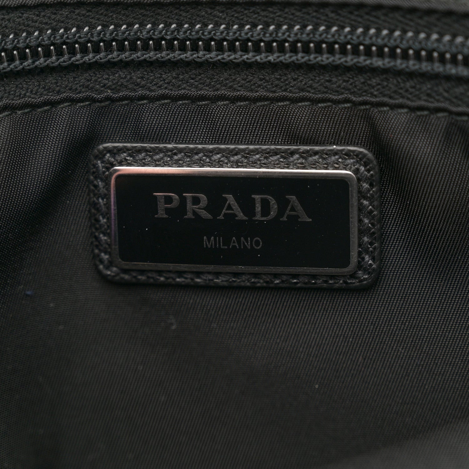 Prada Re-Nylon Saffiano Belt Bag L Black 6 of 12
