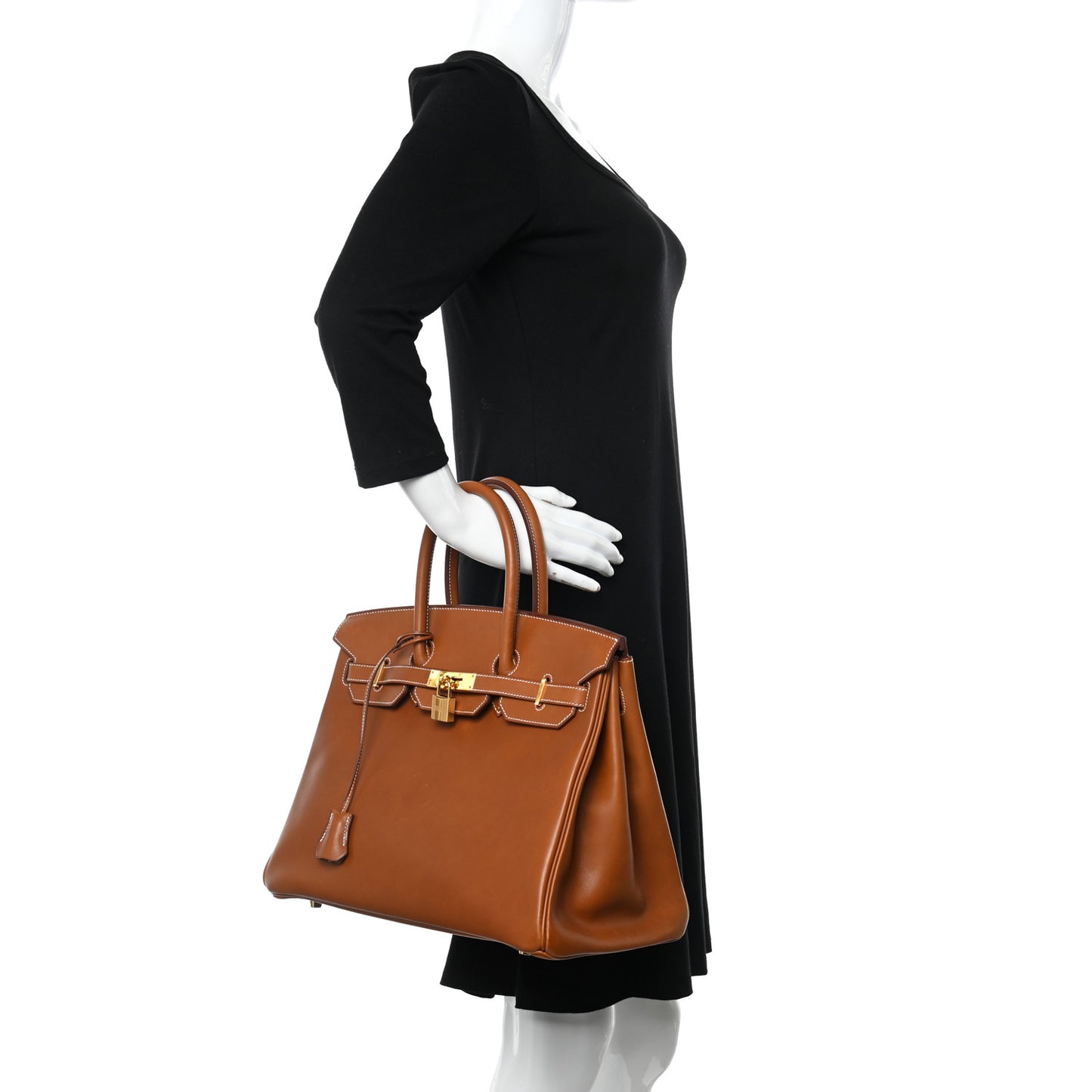 Natural Barenia Birkin 35 Fauve