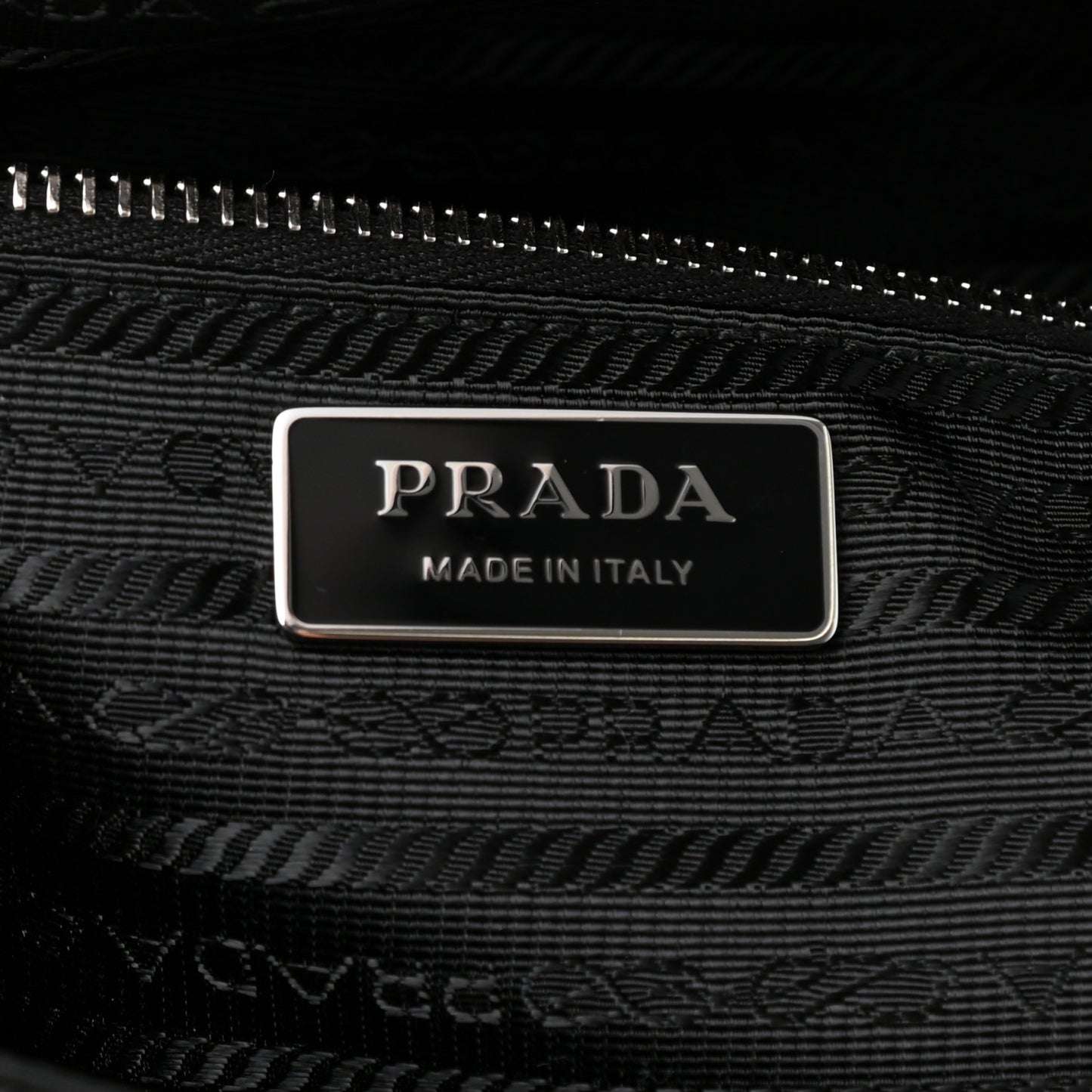 Paillettes Vitello Signaux Bag Black