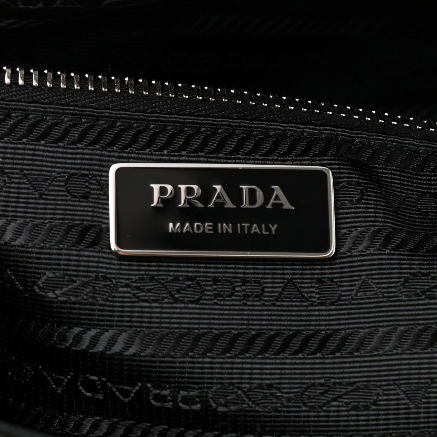 Prada Paillettes Vitello Signaux Bag Black 6 of 10