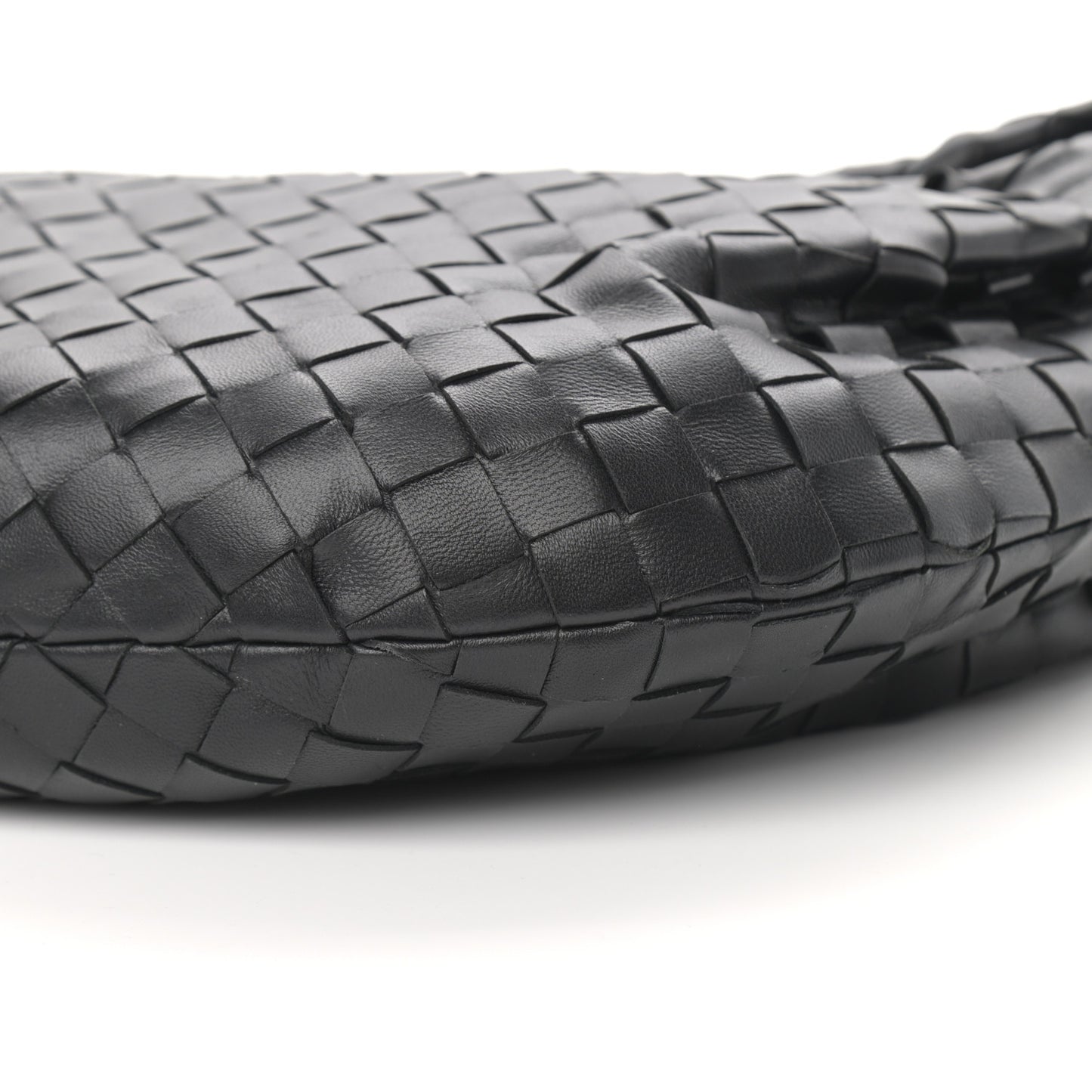 Nappa Intrecciato Teen Jodie Hobo Black