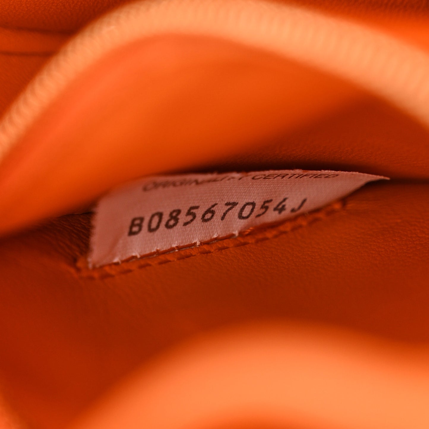 Nappa Maxi Intreccio Padded Cassette Crossbody Bag Orange