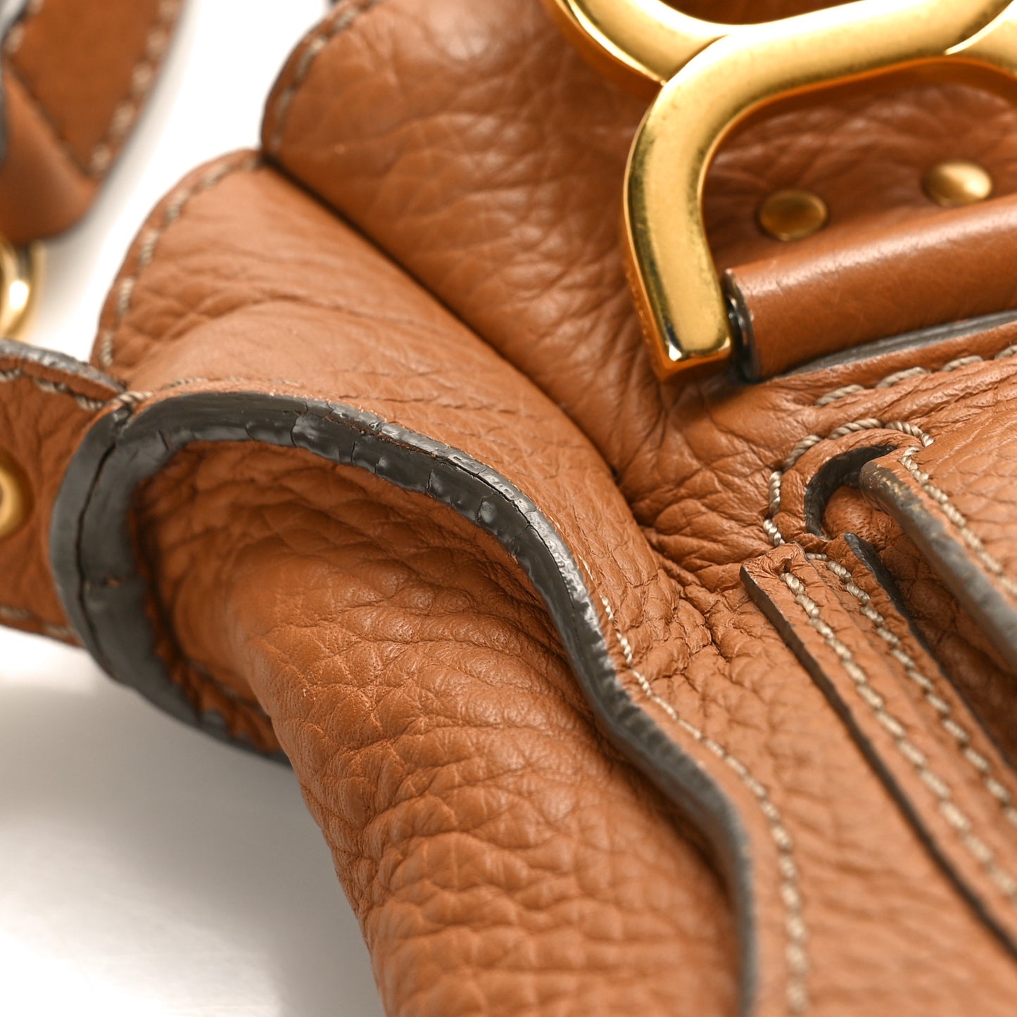 Calfskin Medium Marcie Satchel Tan