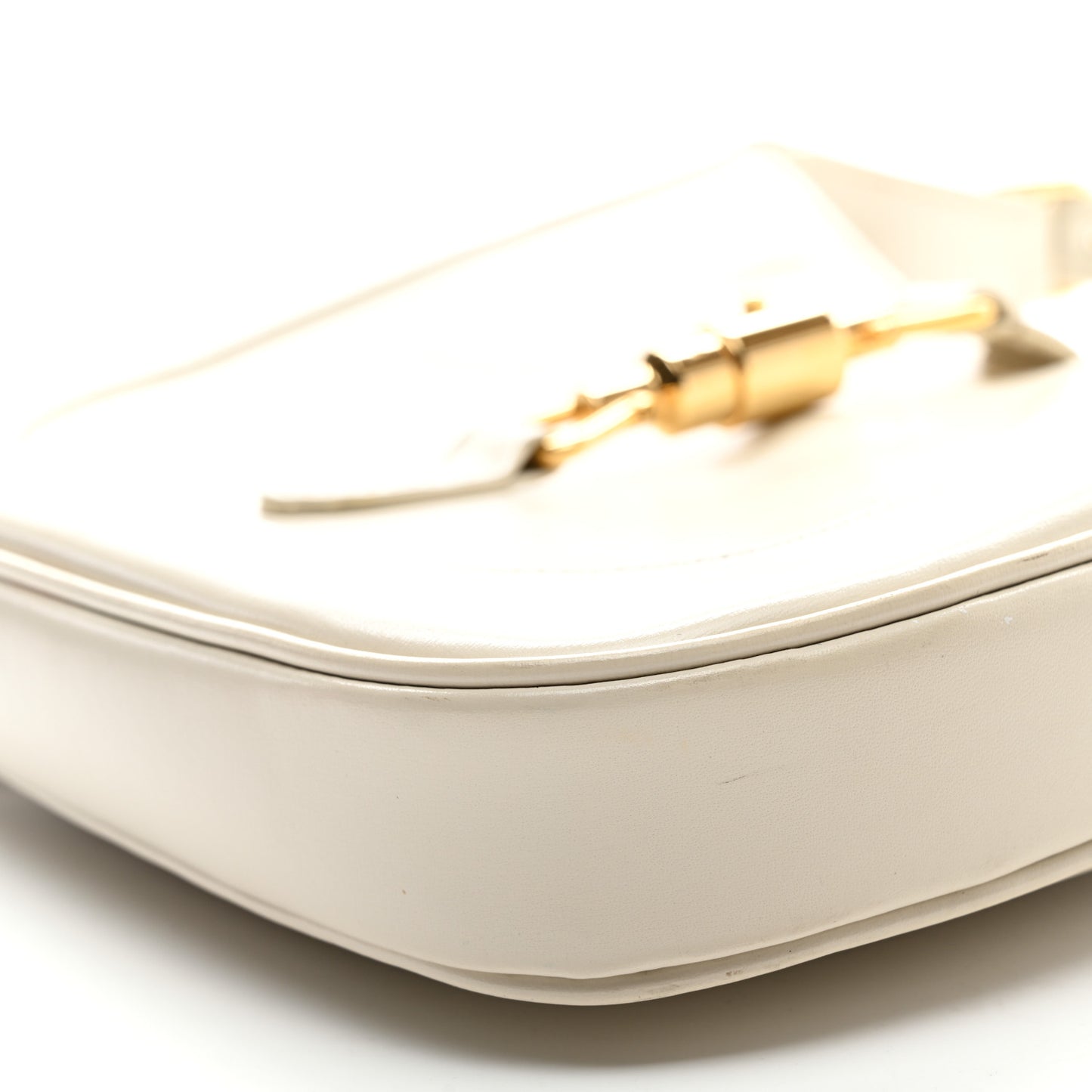 Boarded Dyana Lux Calfskin Small Jackie 1961 Hobo Mystic White