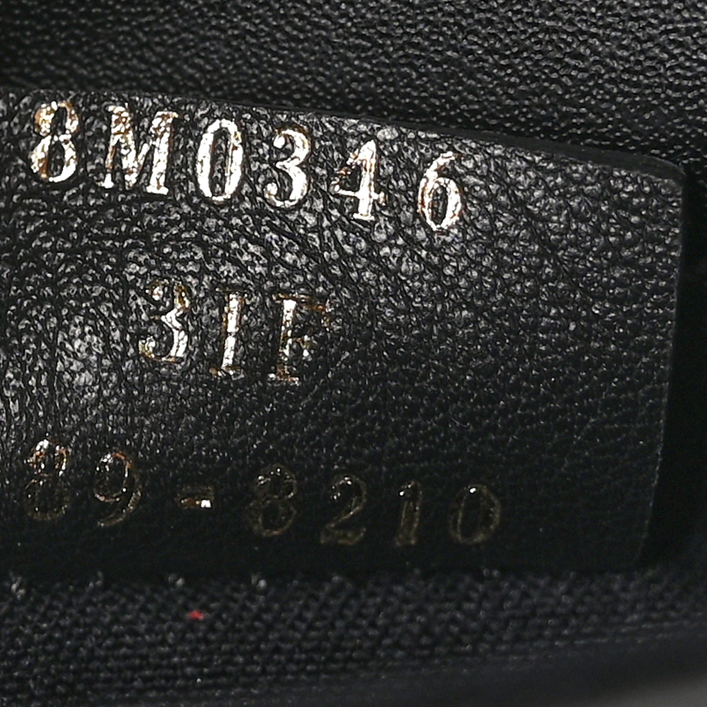 Vitello Liberty Lucido Metal Monster Eyes Tube Wallet on Chain Black