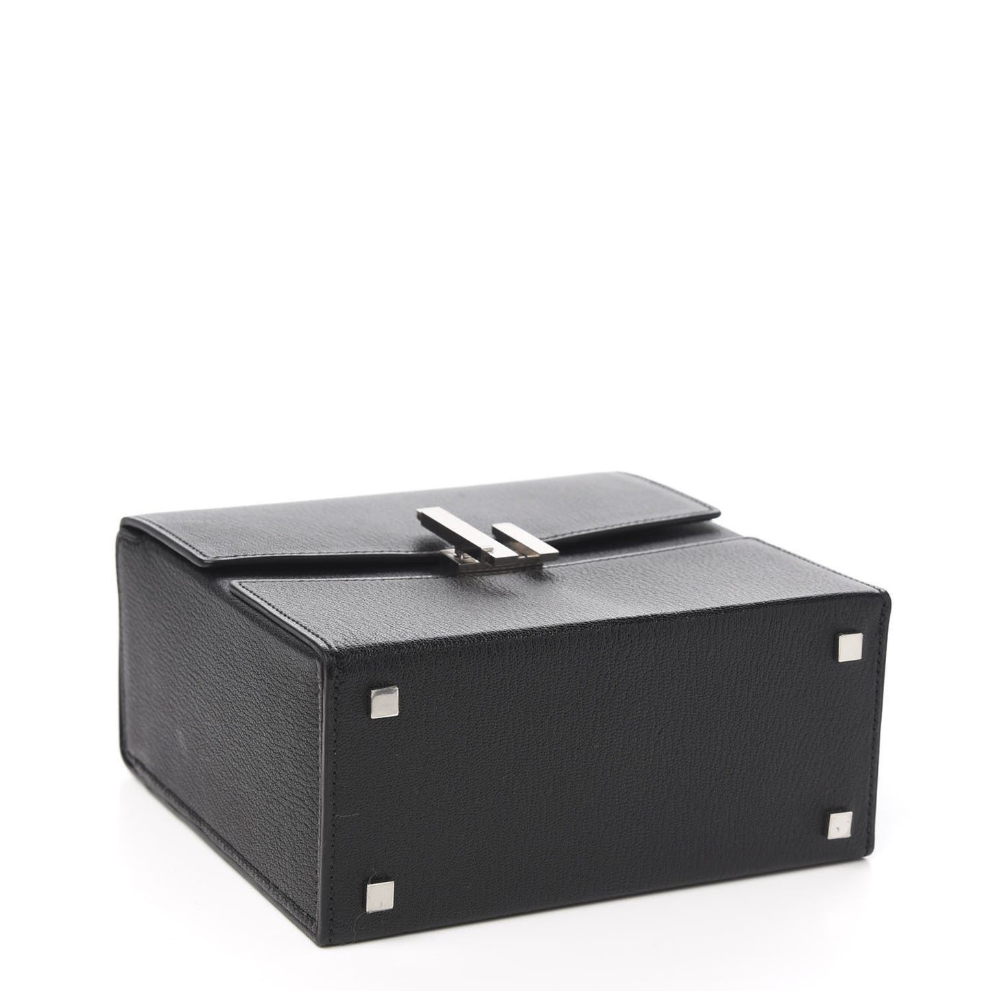 Chevre Mysore Cinhetic Boxy Top Handle Bag Black