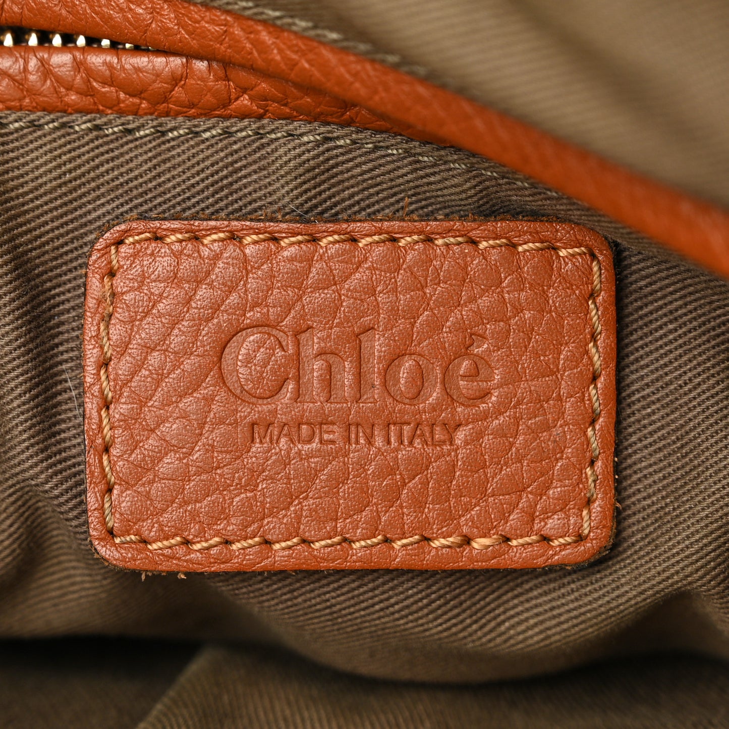 Calfskin Small Marcie Satchel Tan