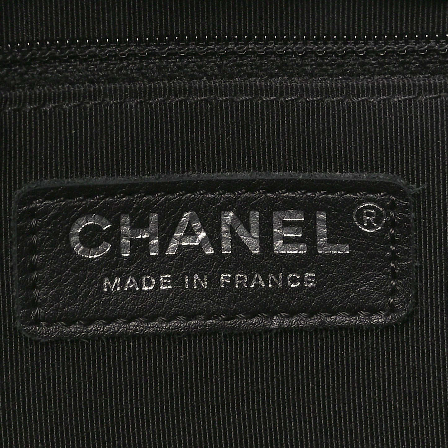 Caviar Quilted Large Shopping Tote Black