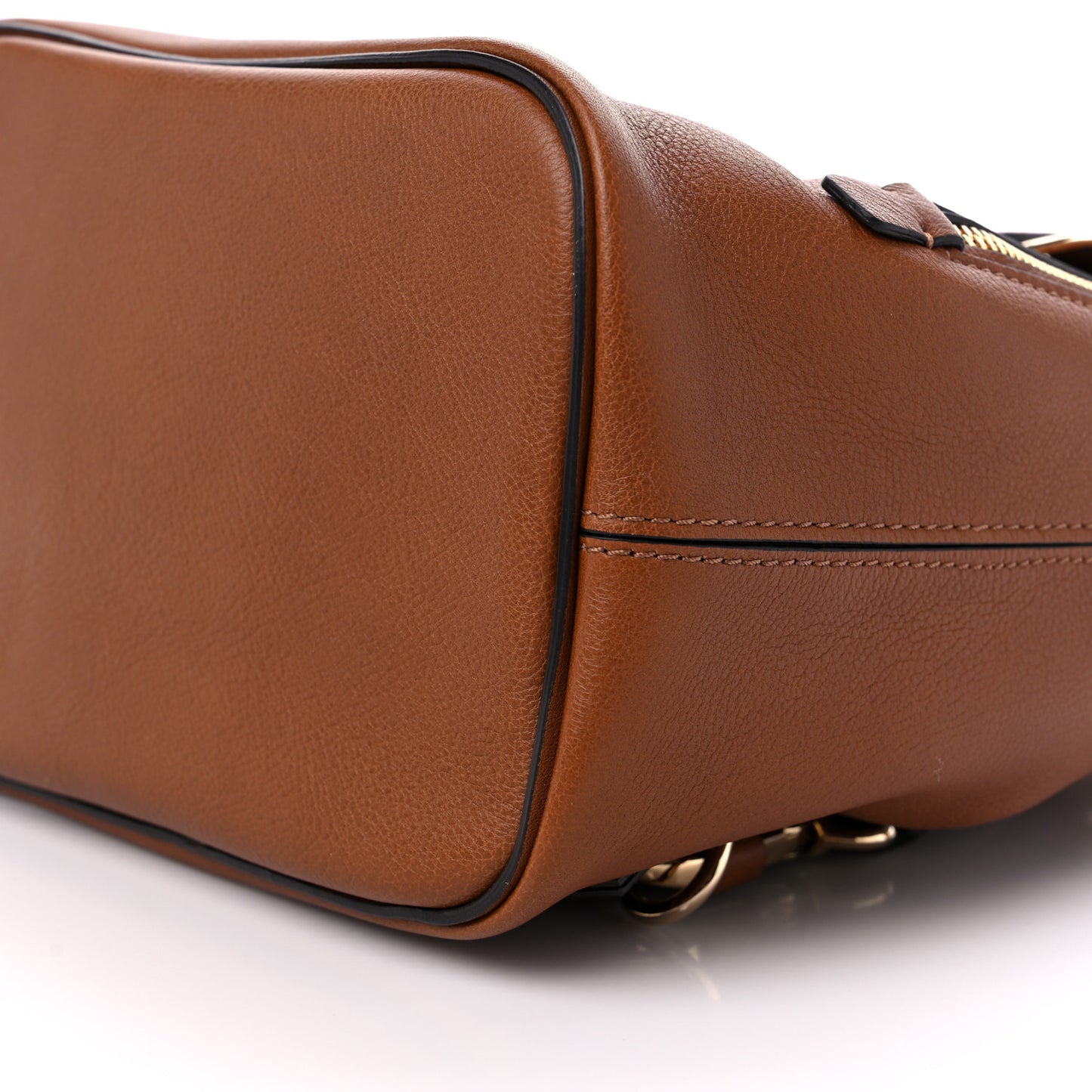 Suede Calfskin Small Faye Backpack Tan