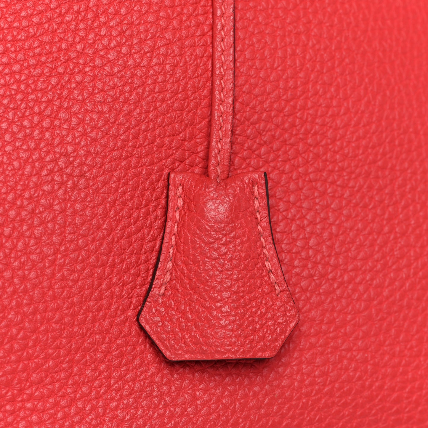 Togo Birkin 35 Rouge Pivoine