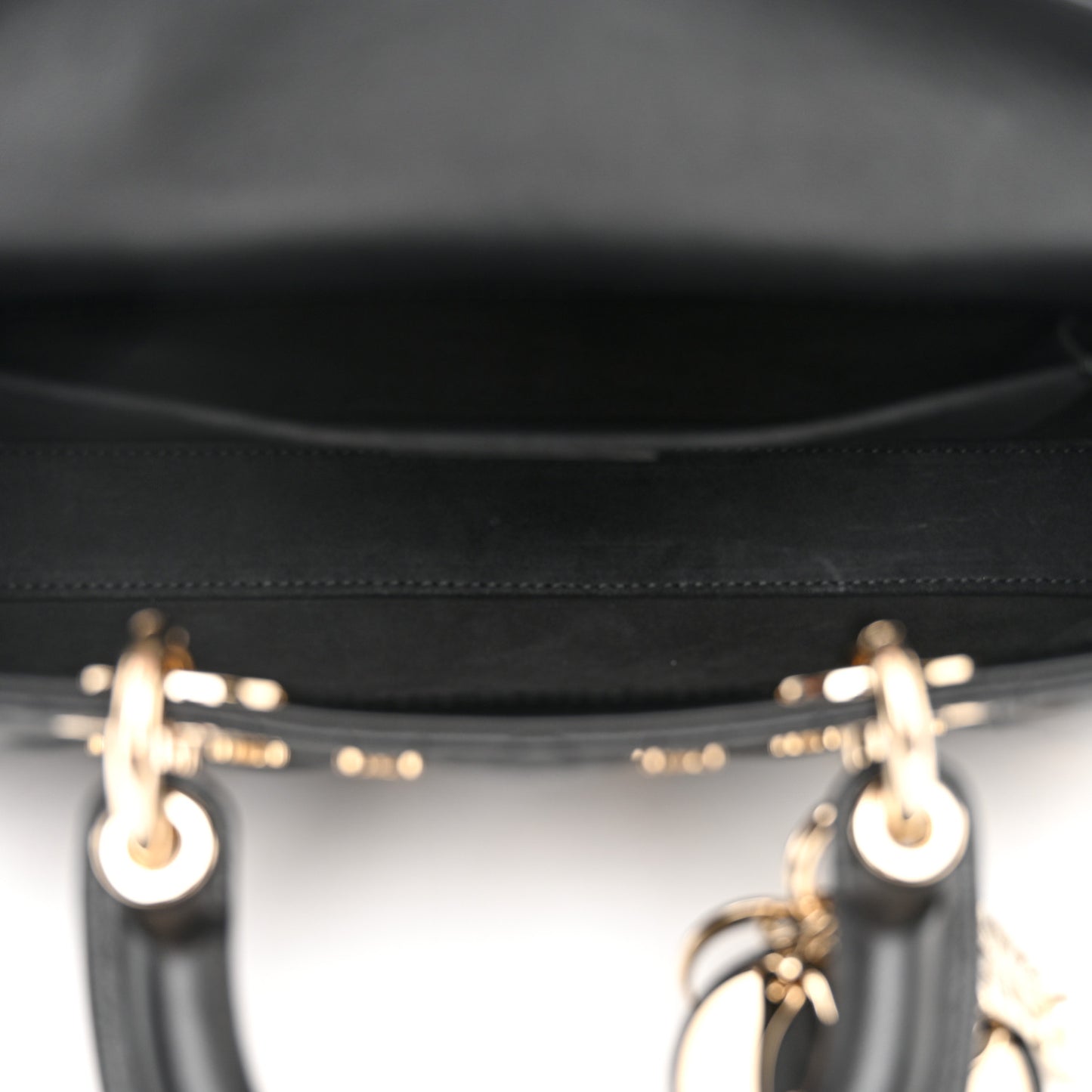 Lambskin Butterfly Cannage Lady D-Joy Black