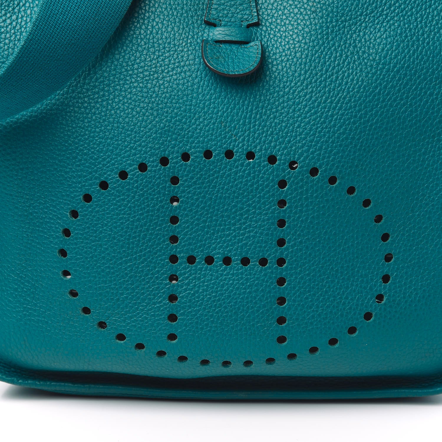 Hermes Taurillon Clemence Evelyne III GM Bleu Izmir 7 of 13
