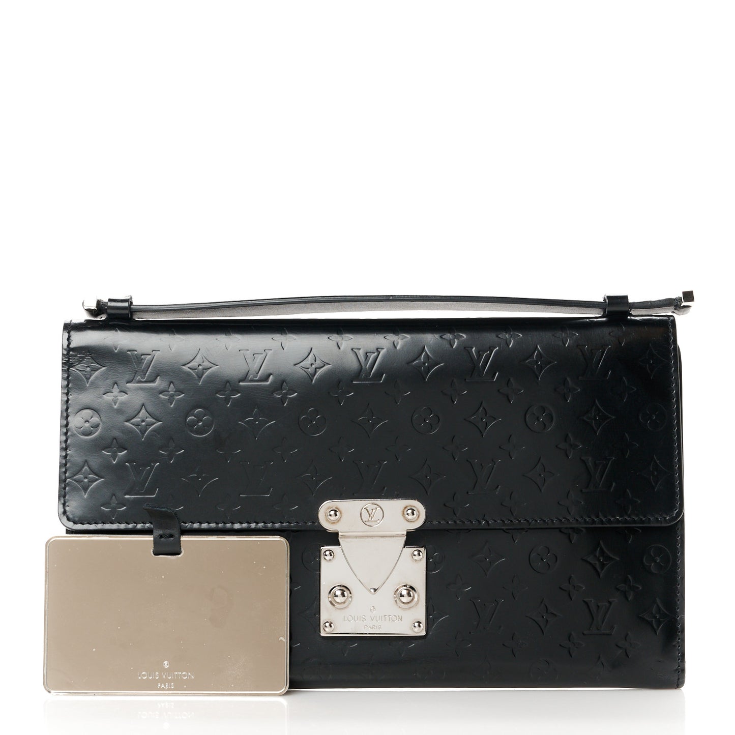 Monogram Glace Anouchka Pochette MM Black