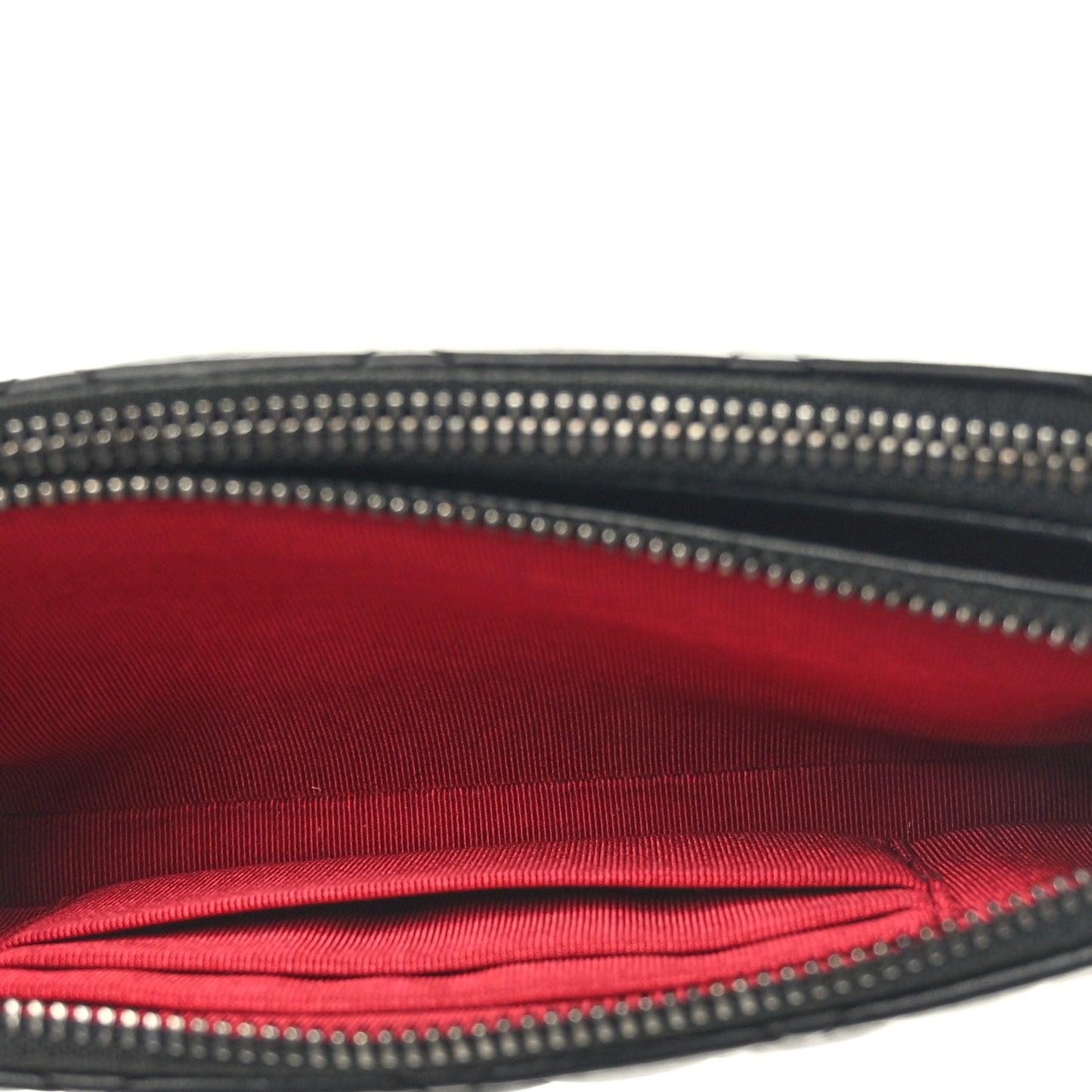 Aged Calfskin Quilted Small Gabrielle Clutch With Chain Black