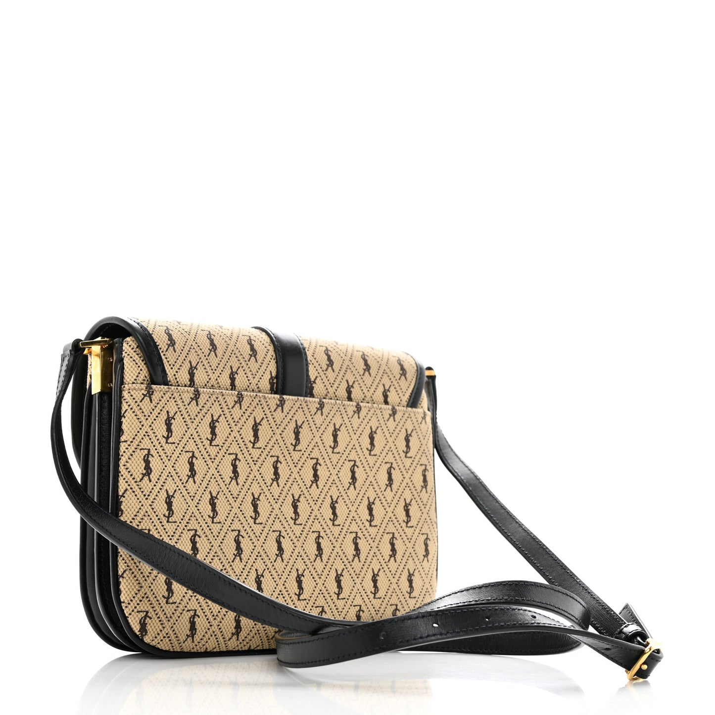 Canvas Small Le Monogramme Satchel Beige Black
