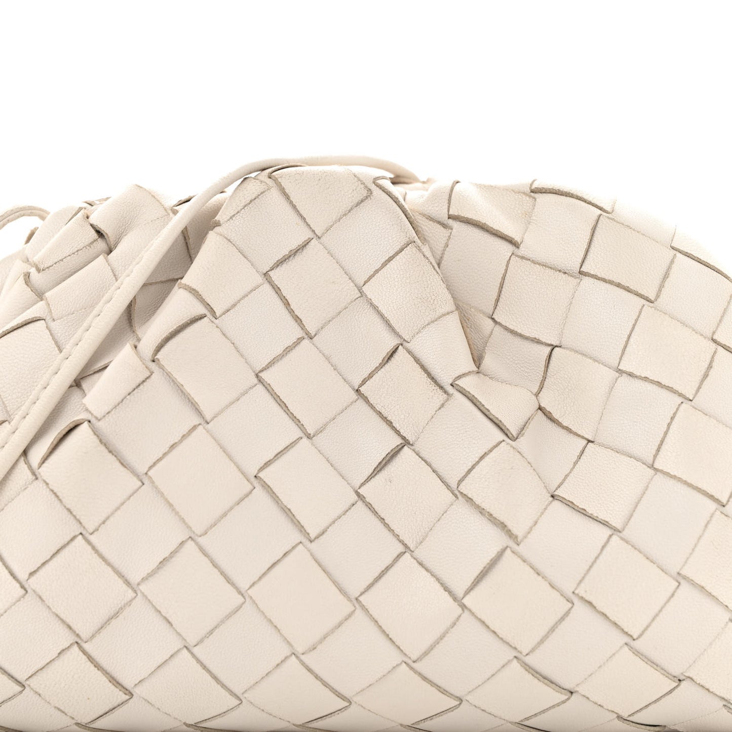Nappa Intrecciato The Mini Pouch Chalk