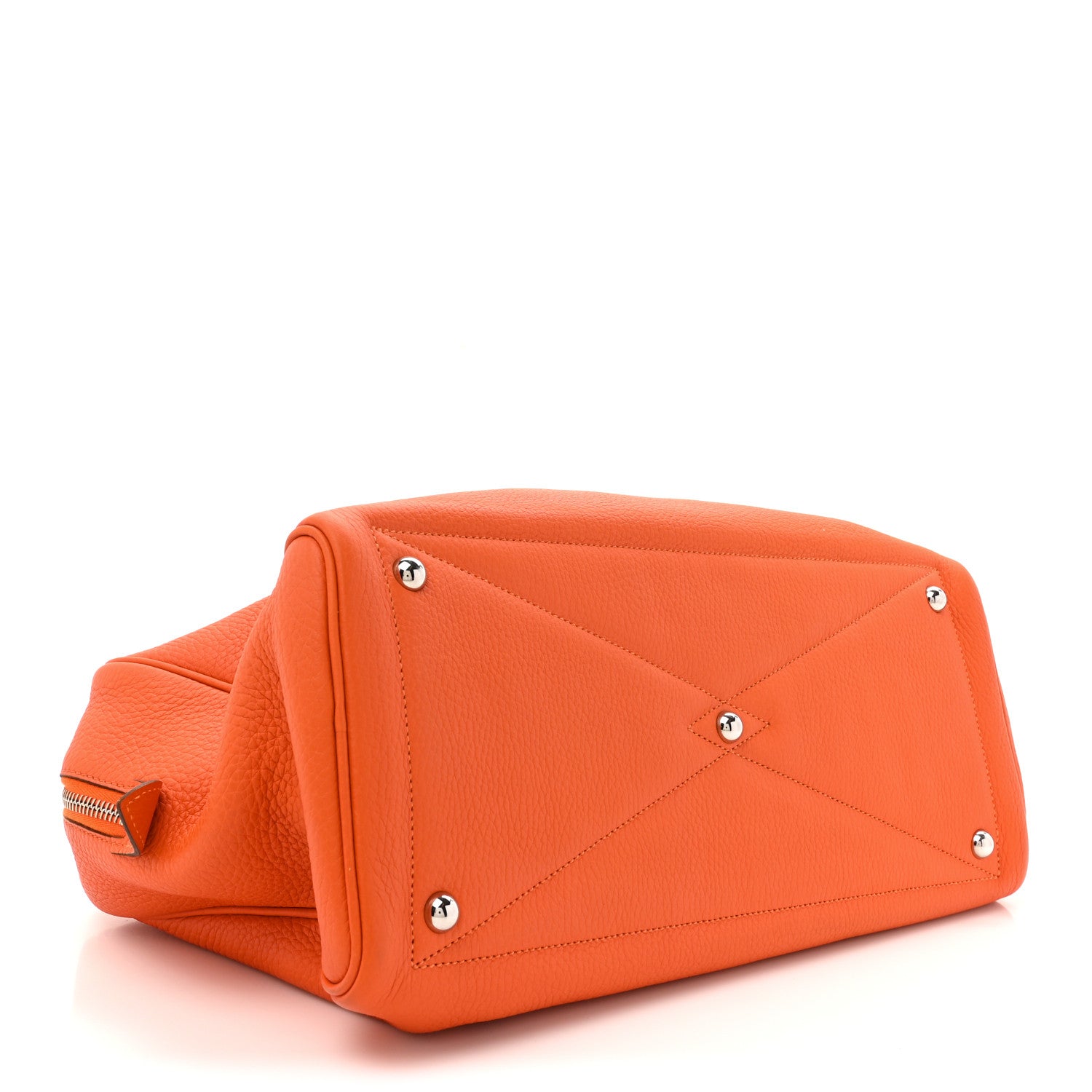 Hermes Taurillon Clemence Victoria II 35 Orange 4 of 14