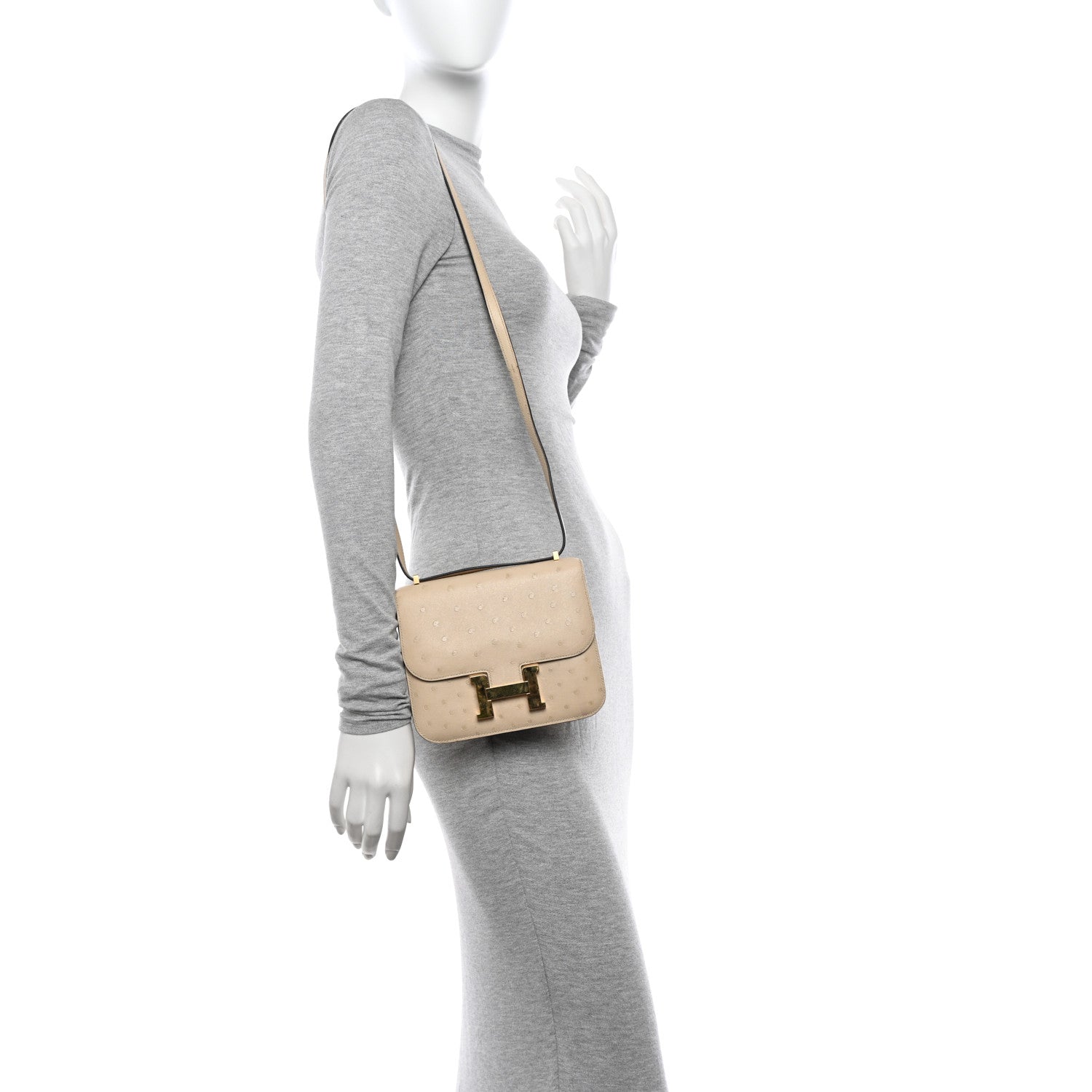 Hermes Ostrich Constance 18 Parchemin 2 of 10