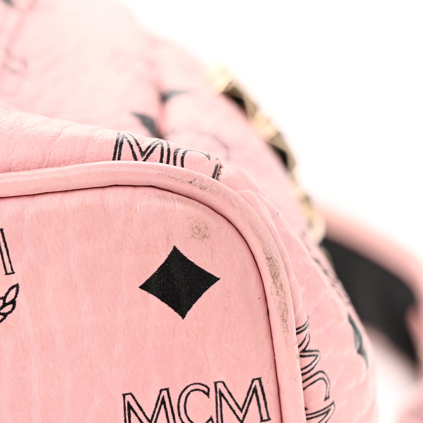 Visetos Medium Side Studs Stark Backpack Soft Pink