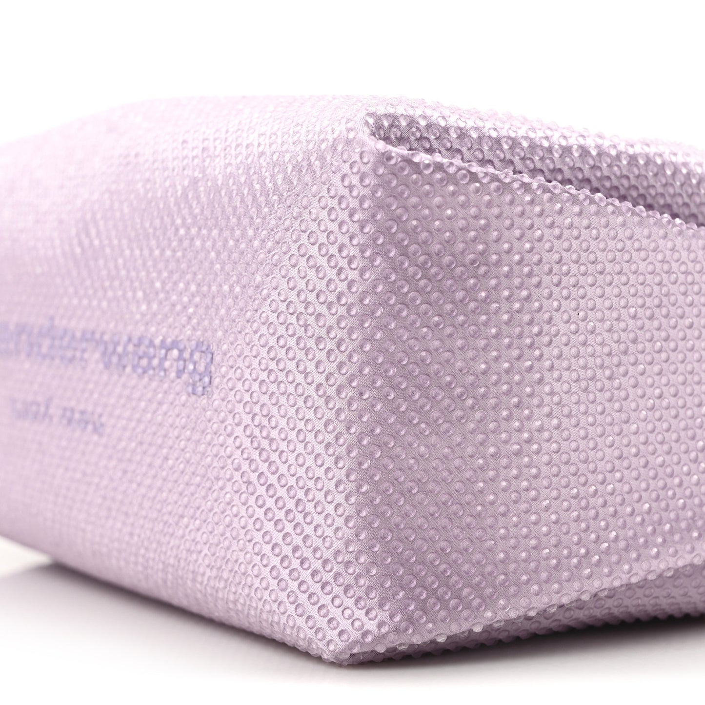 Mesh Crystal Rhinestone Mini Scrunchie Clutch Winsome Orchid