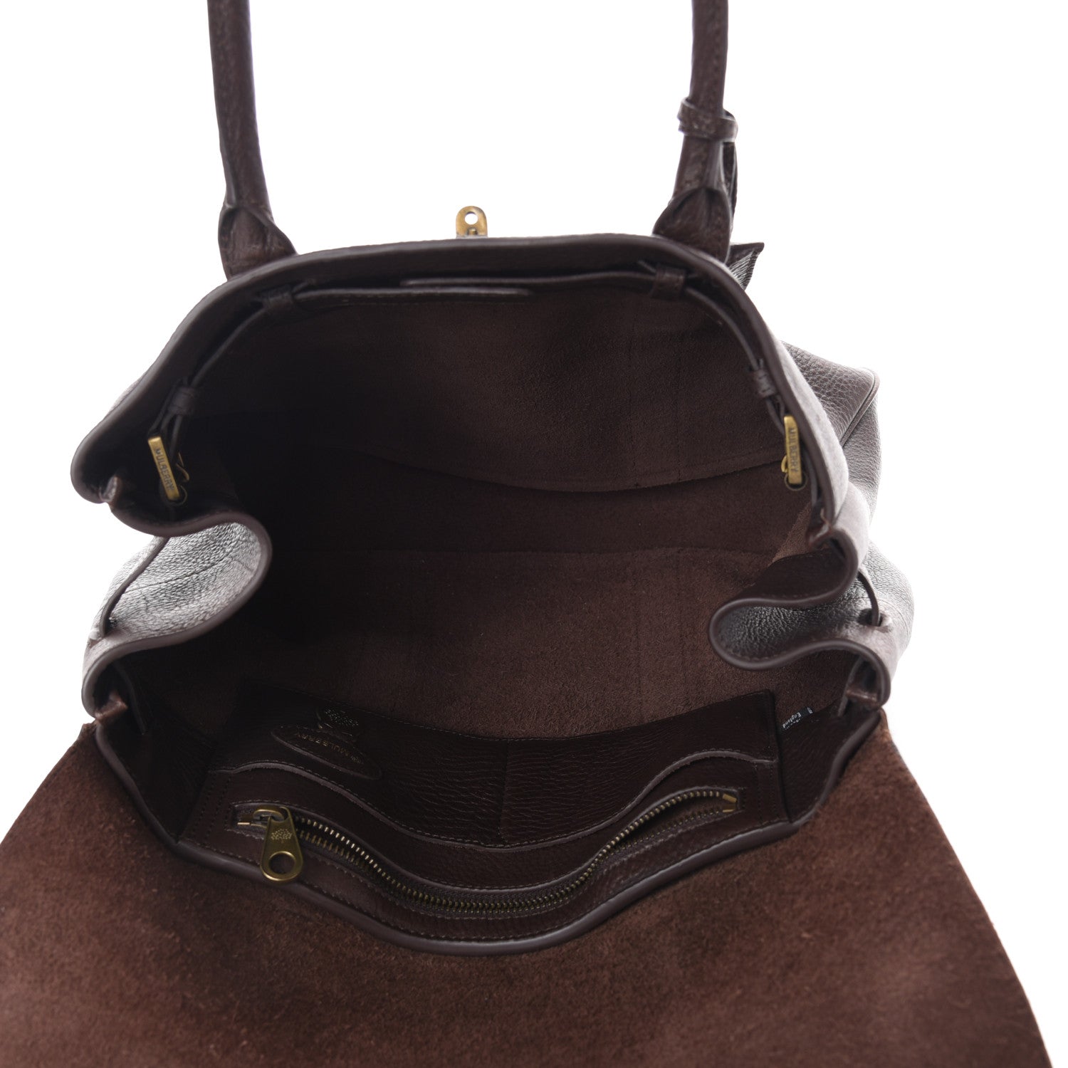 Mulberry Classic Grain Bayswater Chocolate 5 of 9