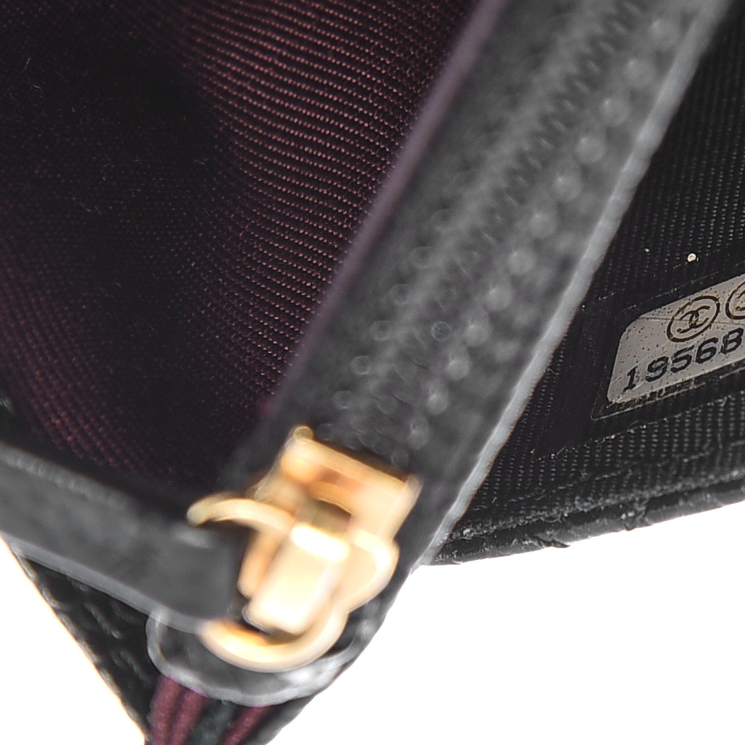 Chanel Caviar Quilted Wallet On Chain WOC Black 8 of 8