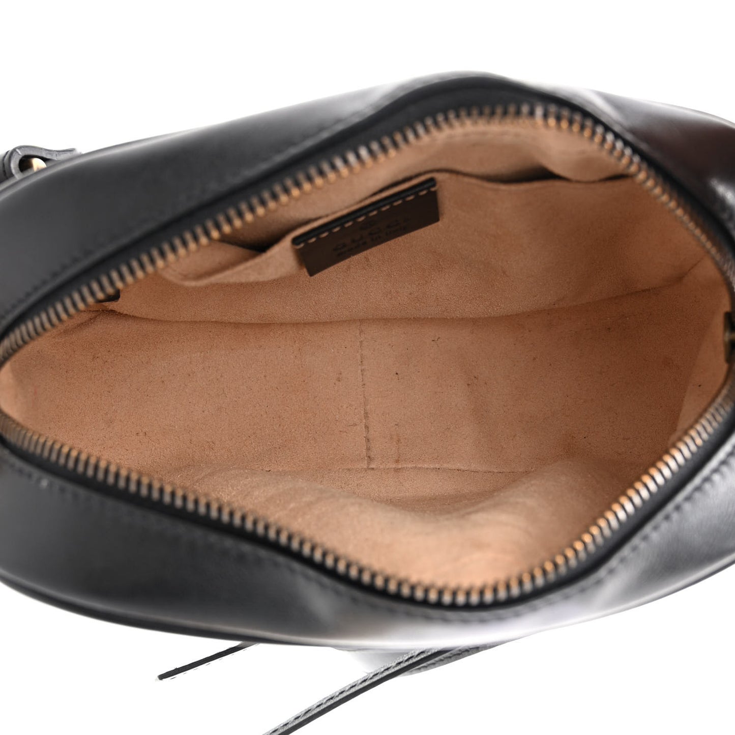 Calfskin Matelasse Mini GG Marmont Chain Shoulder Bag Black